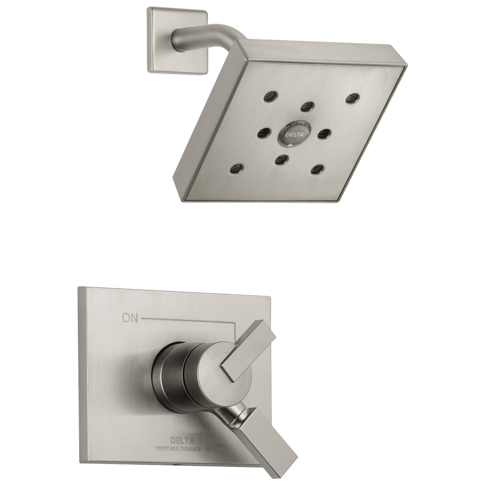 Delta Vero Monitor 17 Series H2Okinetic Shower Trim, Stainless