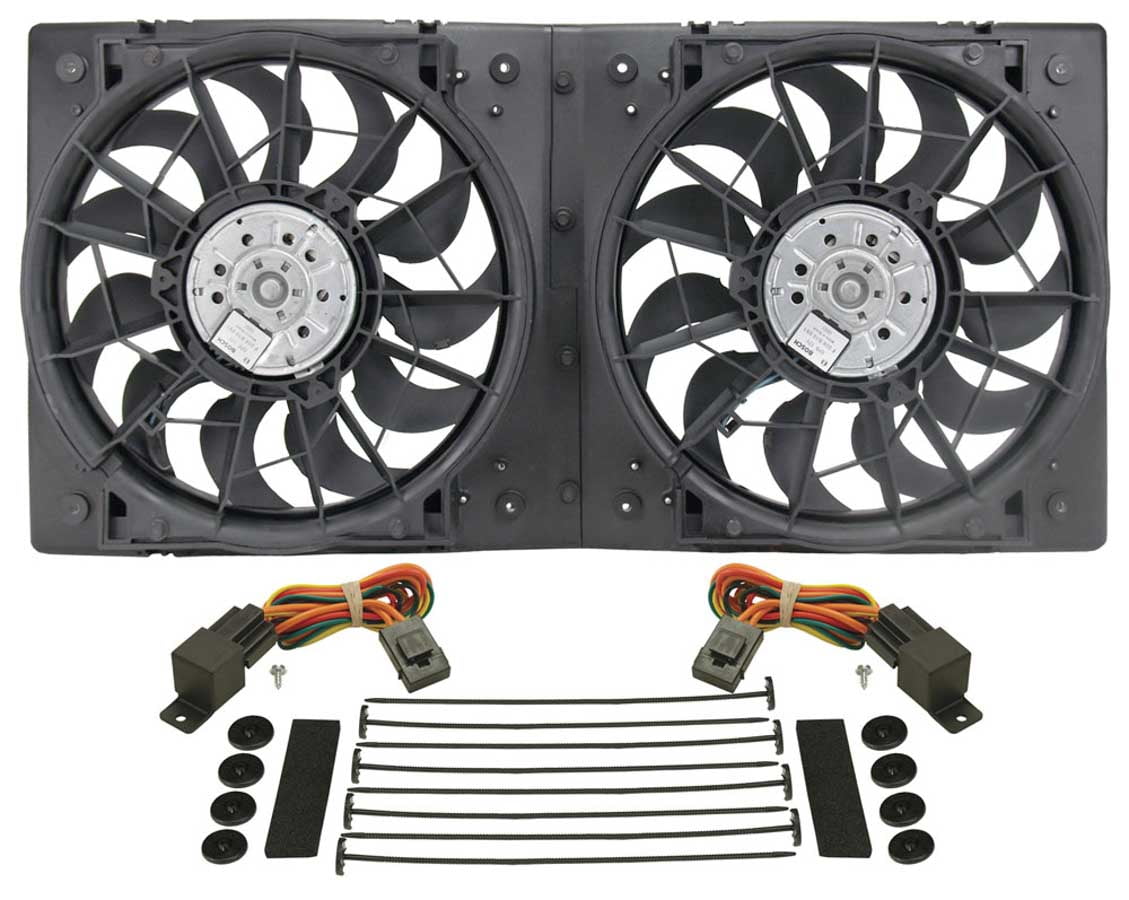Derale Dual 13 in 4000 CFM HO RAD Electric Cooling Fan P/N 16928