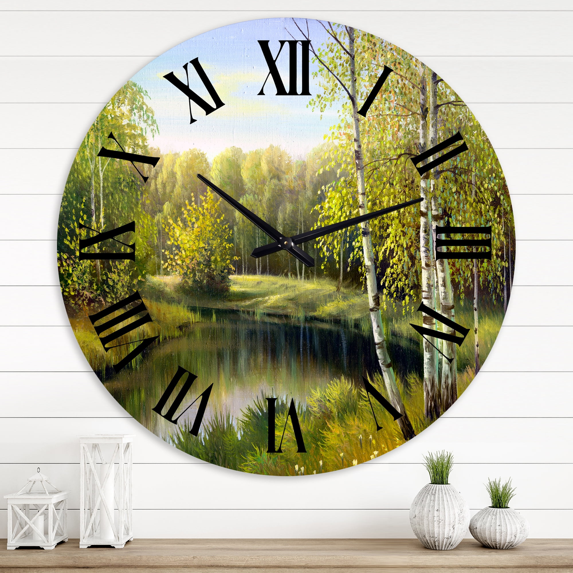 Designart 1 in Quartz Traditional Wall Clock