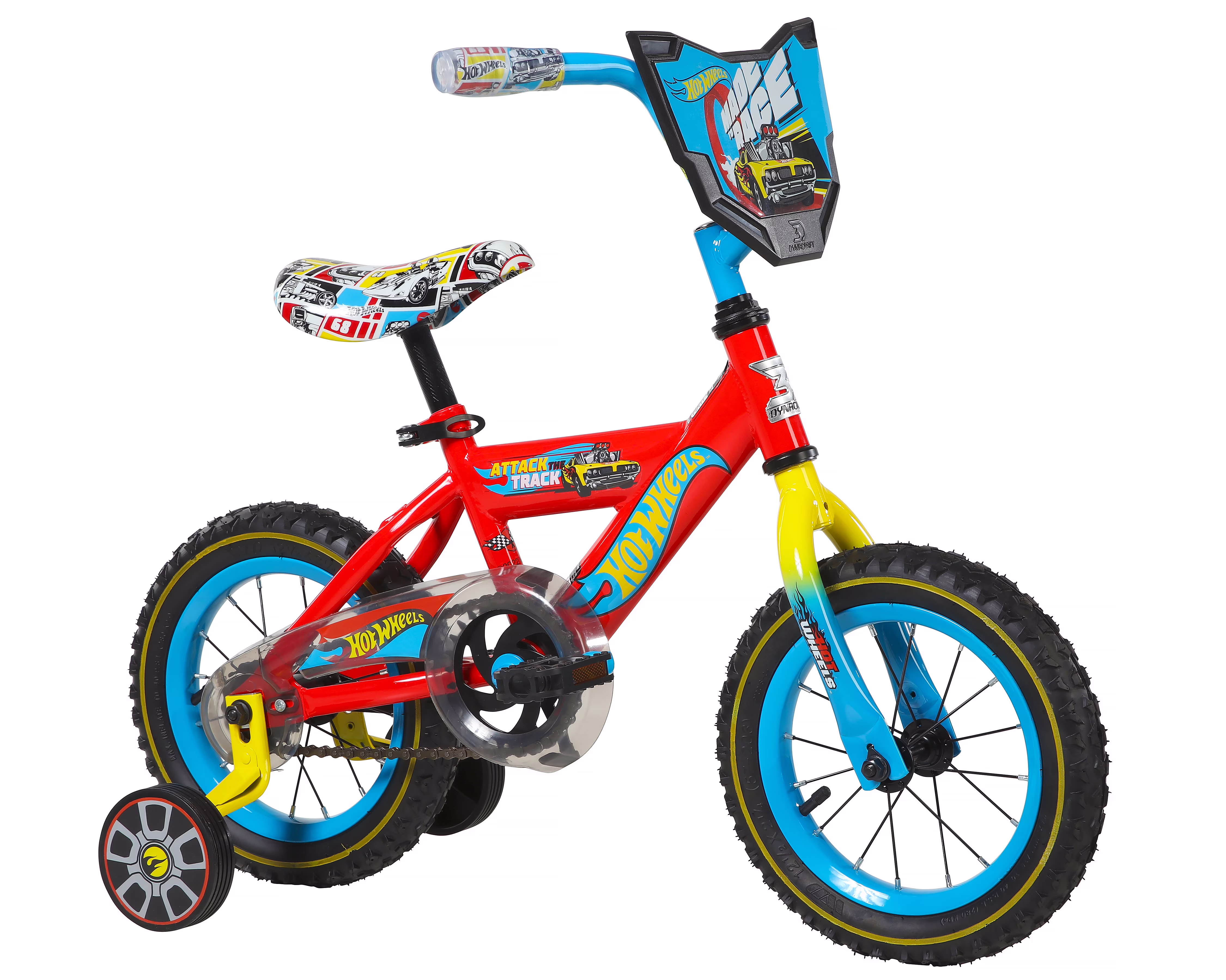 Dynacraft Hot Wheels 12-Inch Boys BMX Bike For Age 3-5 Years