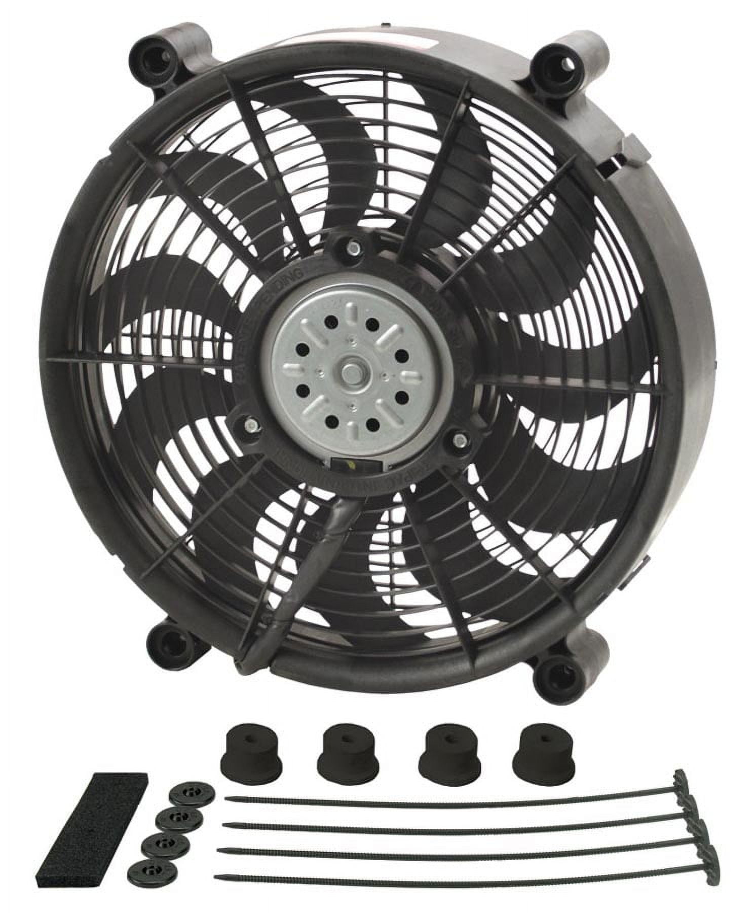 DERALE 12 in 1450 CFM HO RAD Electric Cooling Fan P/N 18212 Fits select: 2012-2013 HONDA CIVIC, 2012-2013 FORD FOCUS