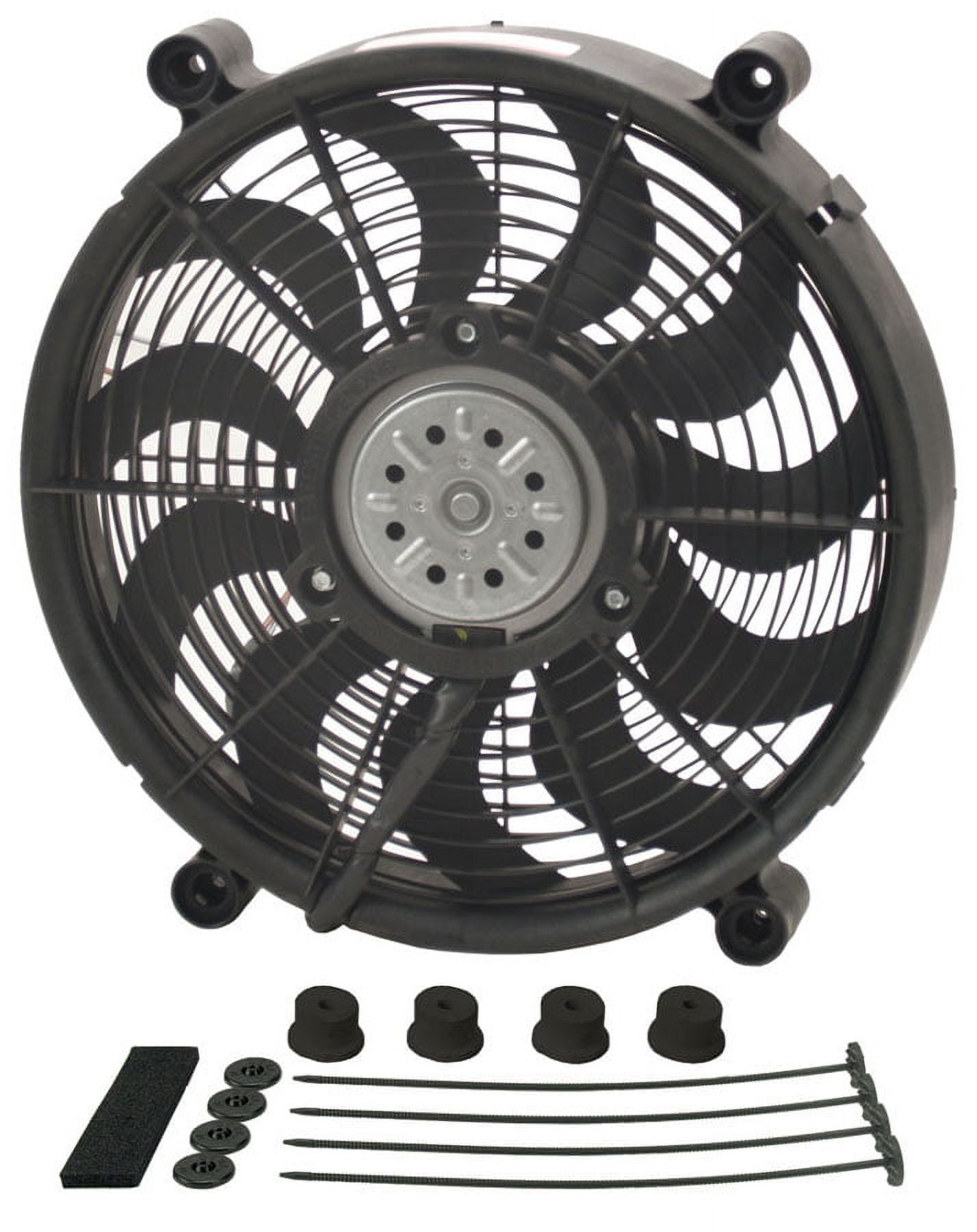 DERALE 14 in 2100 CFM HO RAD Electric Cooling Fan P/N 18214 Fits select: 2007,2010-2012 TOYOTA CAMRY