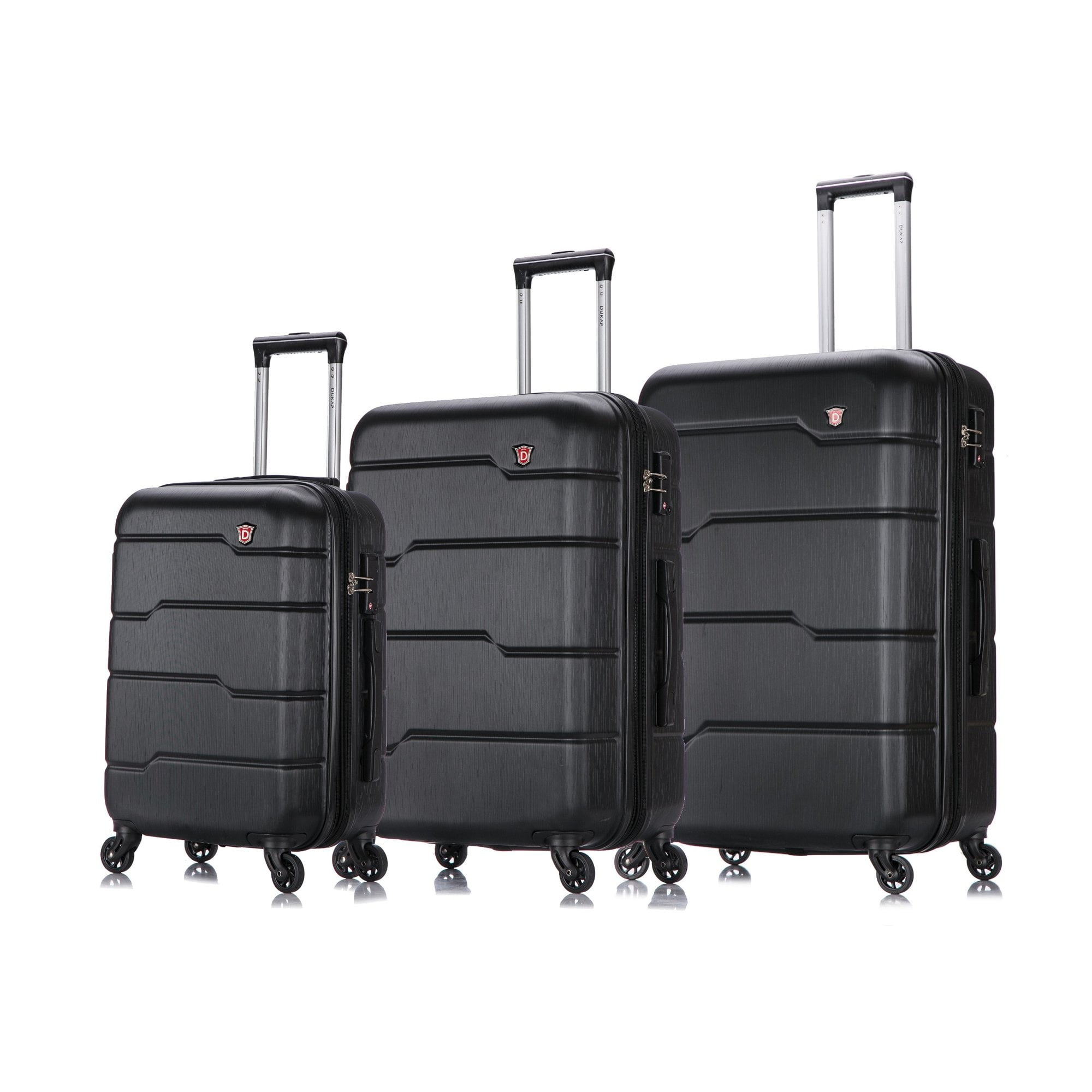 DUKAP Rodez 3-Piece 20"/24"/28" Lightweight Hardside Set Luggage