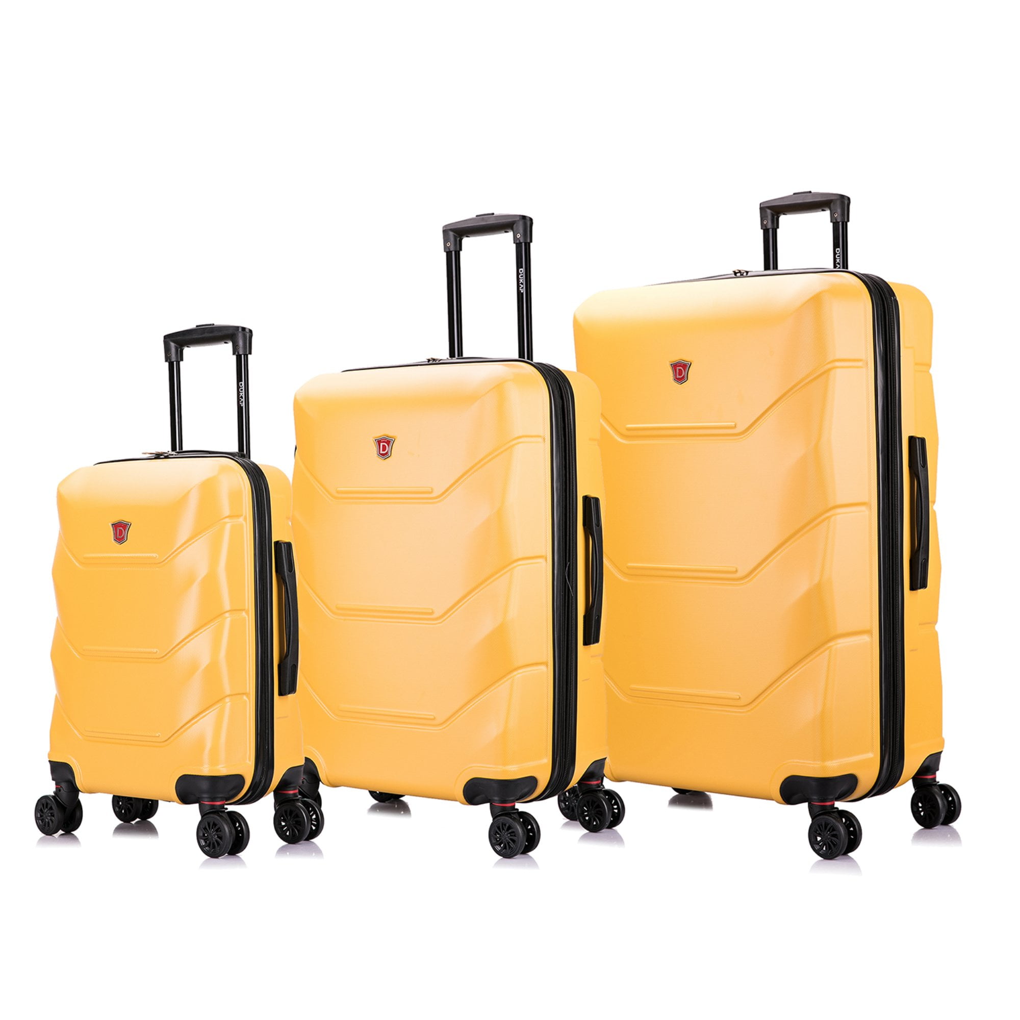 DUKAP Zonix 3-Piece 20"/26"/30" Lightweight Hardside Set Luggage