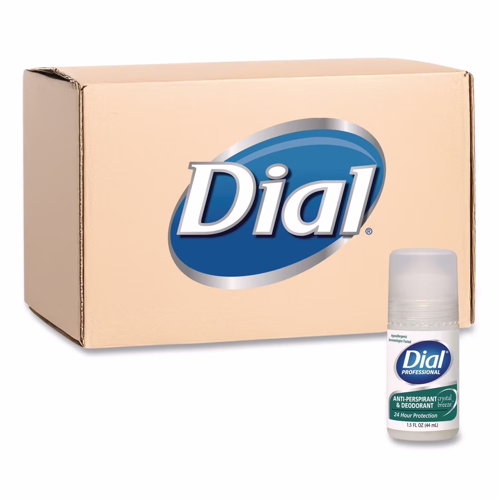 Anti-Perspirant Deodorant Crystal Breeze, 1.5oz, Roll-On, 48/Carton