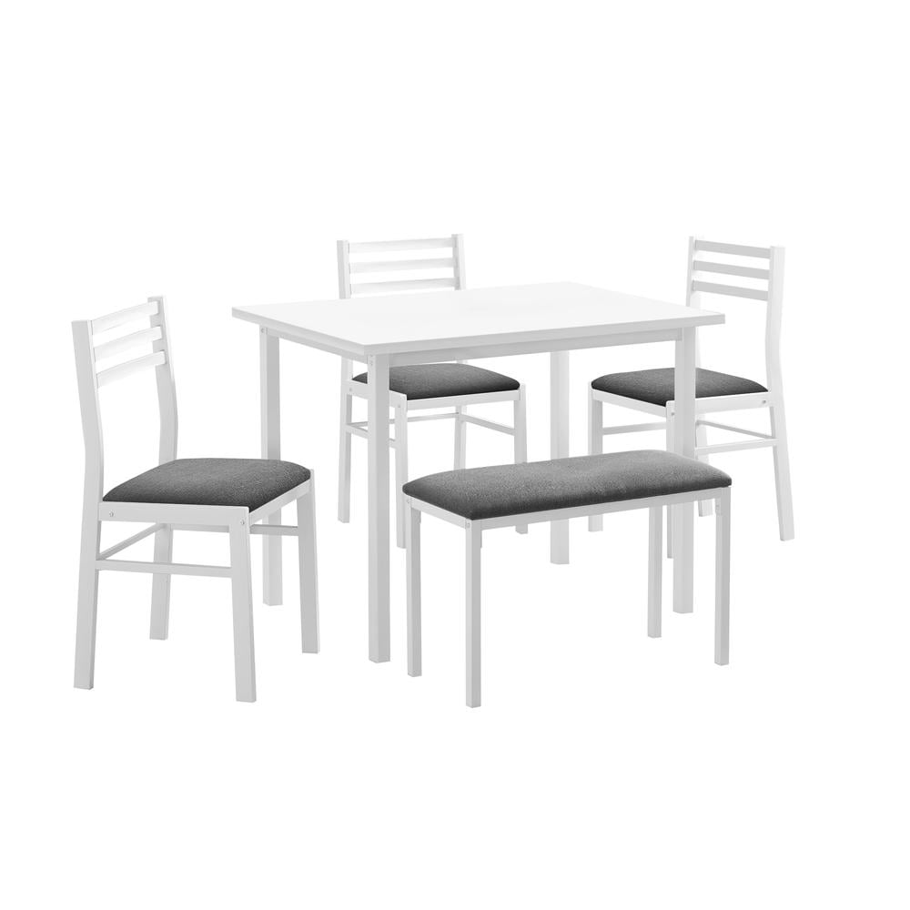 Dining Set, 5pcs Set, 40" Rectangular, Kitchen, Small