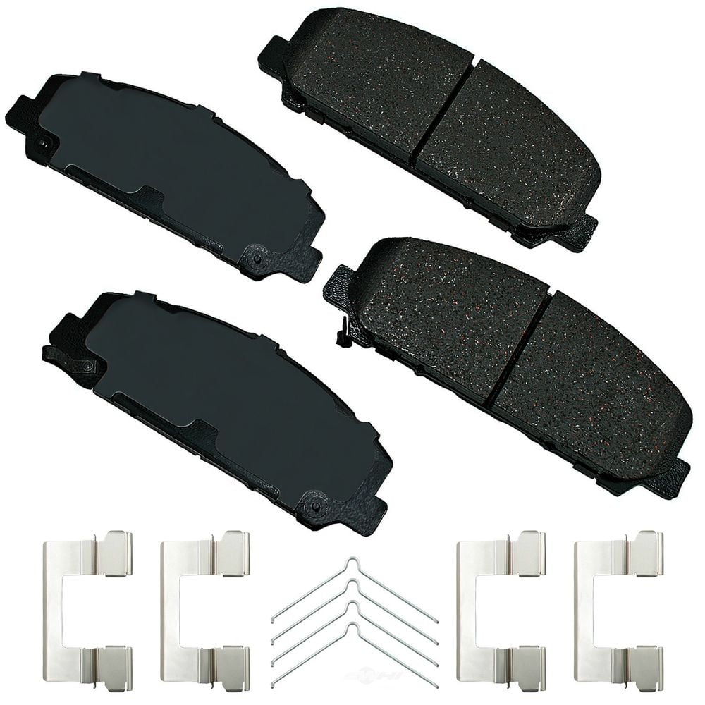 Disc Brake Pad Set Fits select: 2007-2015,2017-2023 NISSAN TITAN