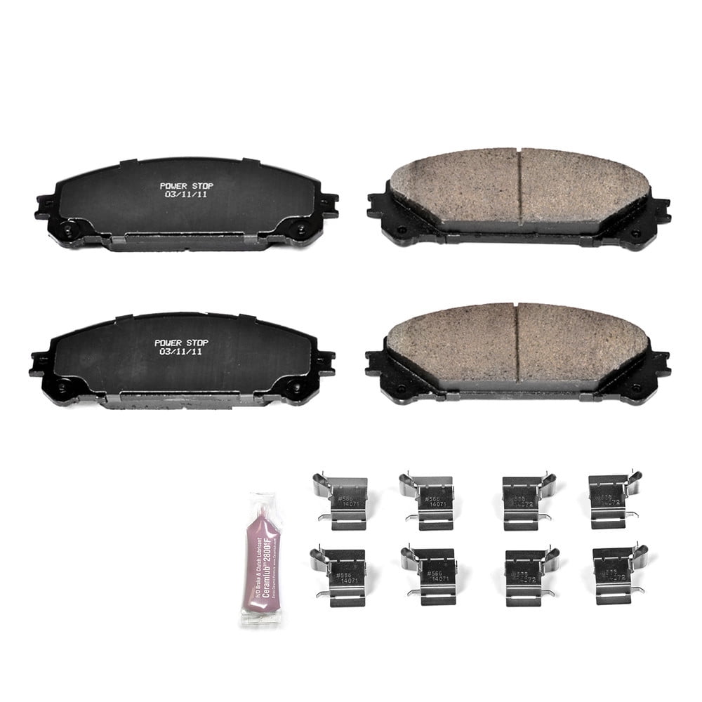 Disc Brake Pad Set Fits select: 2008-2021 TOYOTA HIGHLANDER, 2011-2022 TOYOTA SIENNA