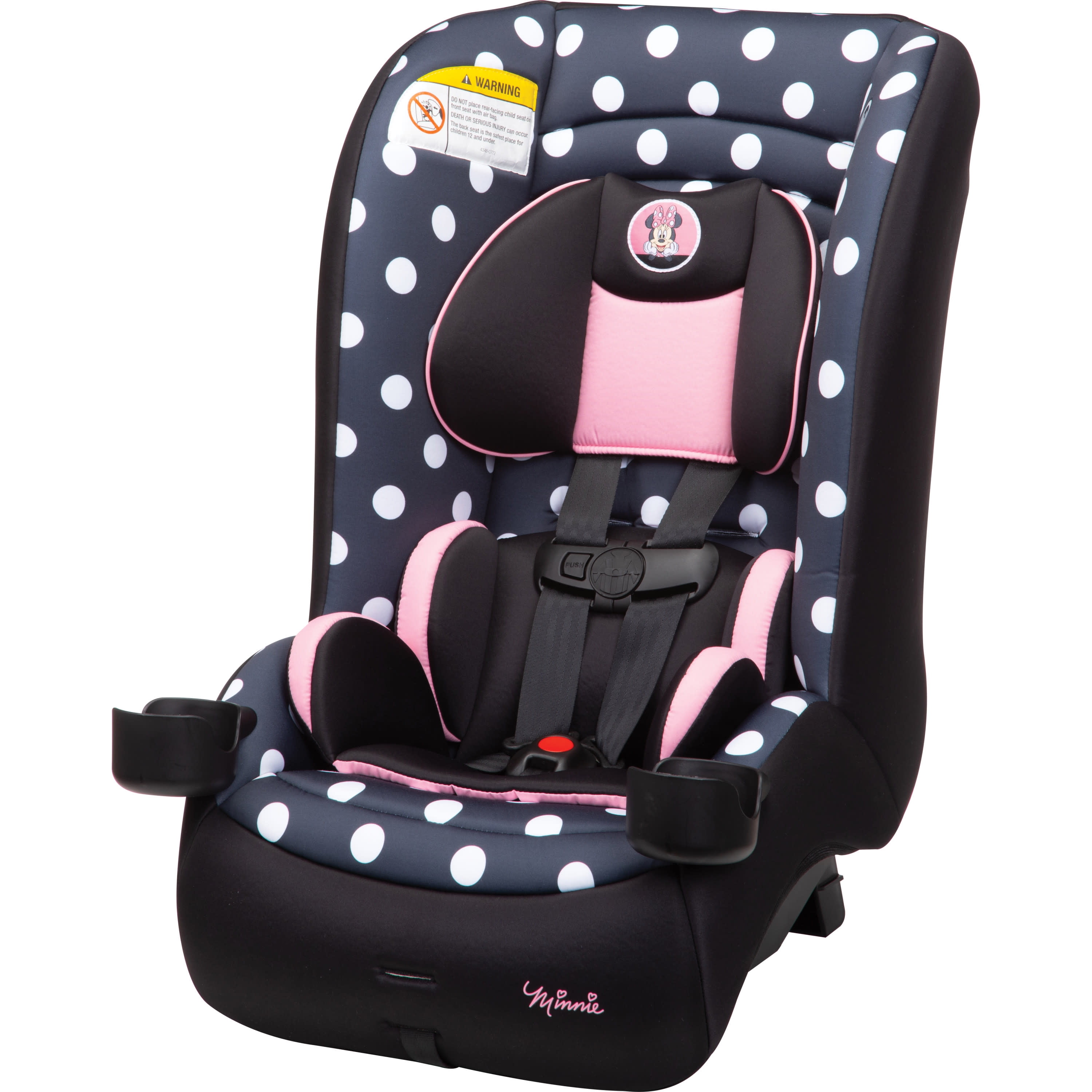 Disney Baby Jive 2 in 1 Convertible Car Seat, Peeking Minnie, Infant & Toddler, Unisex
