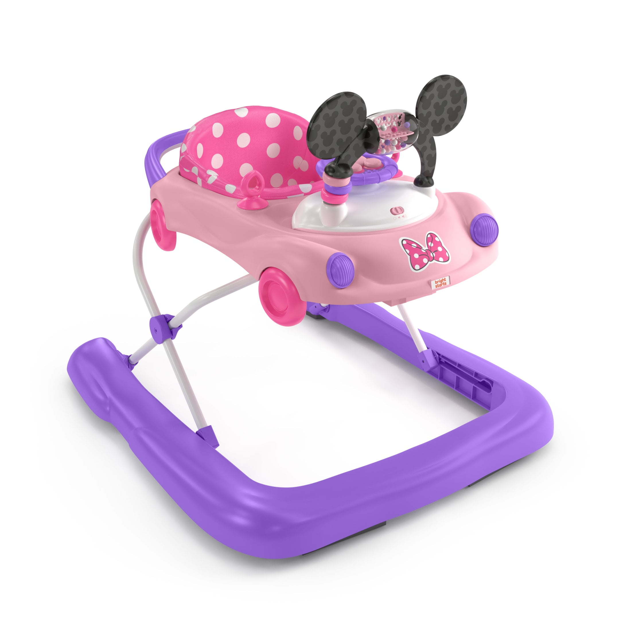 Disney MINNIE MOUSE Go, Go Bows 3-in-1 Car Walker, Pink, Infant to Toddler