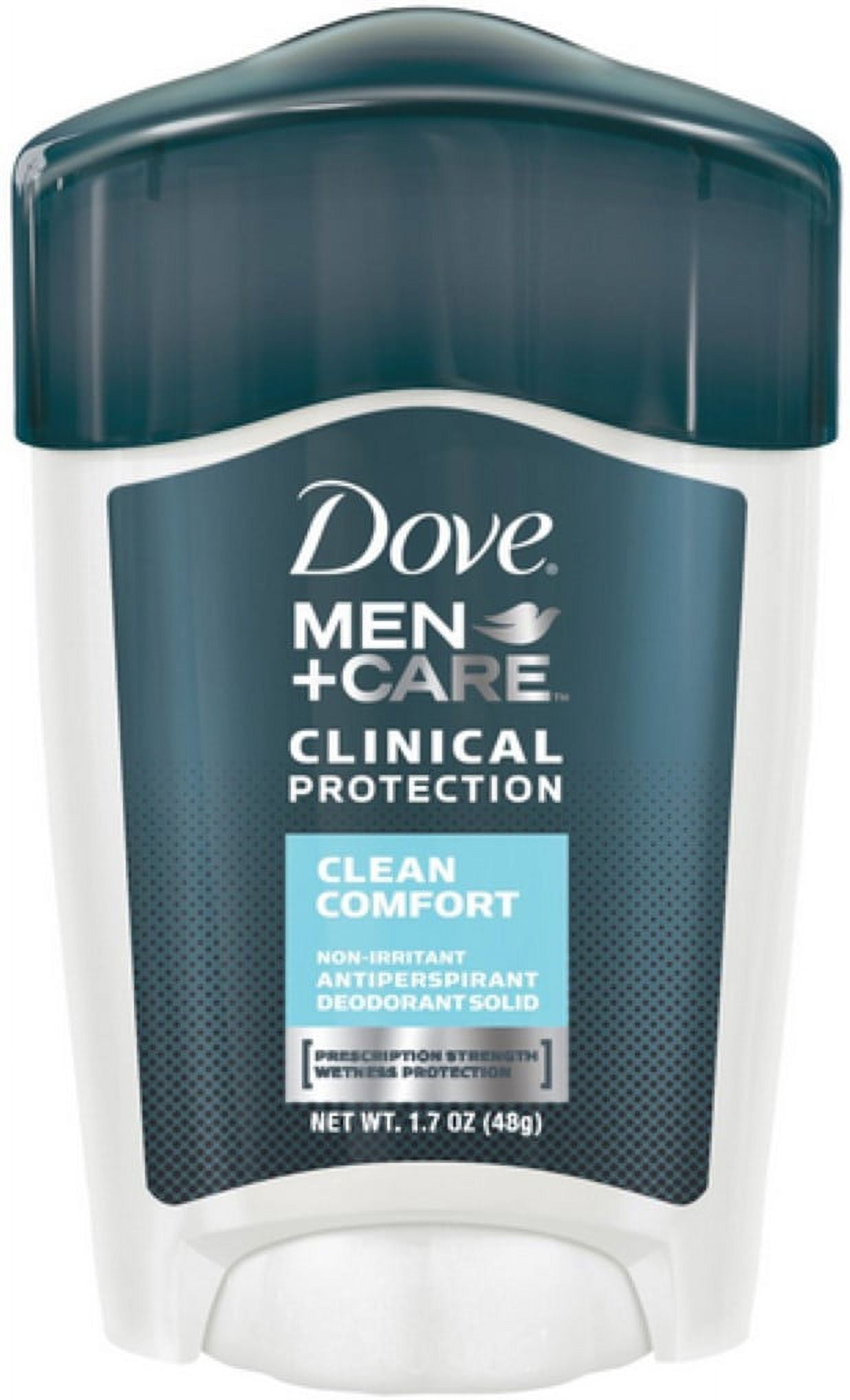 Dove Men + Care Clinical Protection Antiperspirant Deodorant Solid Clean Comfort 1.70 oz - (Pack of 6)