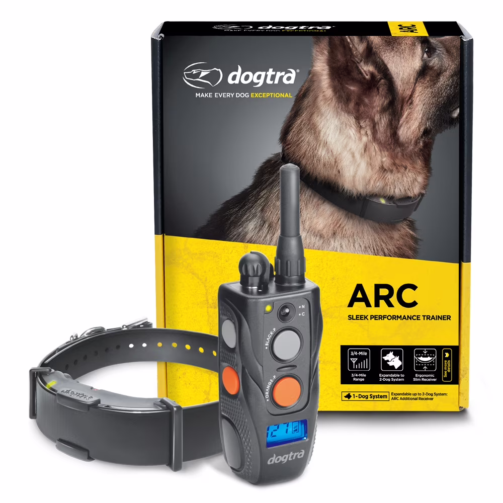 Dogtra ARC Remote Dog Training Collar Ergonomic Waterproof Rechargeable 3/4-Mile Range