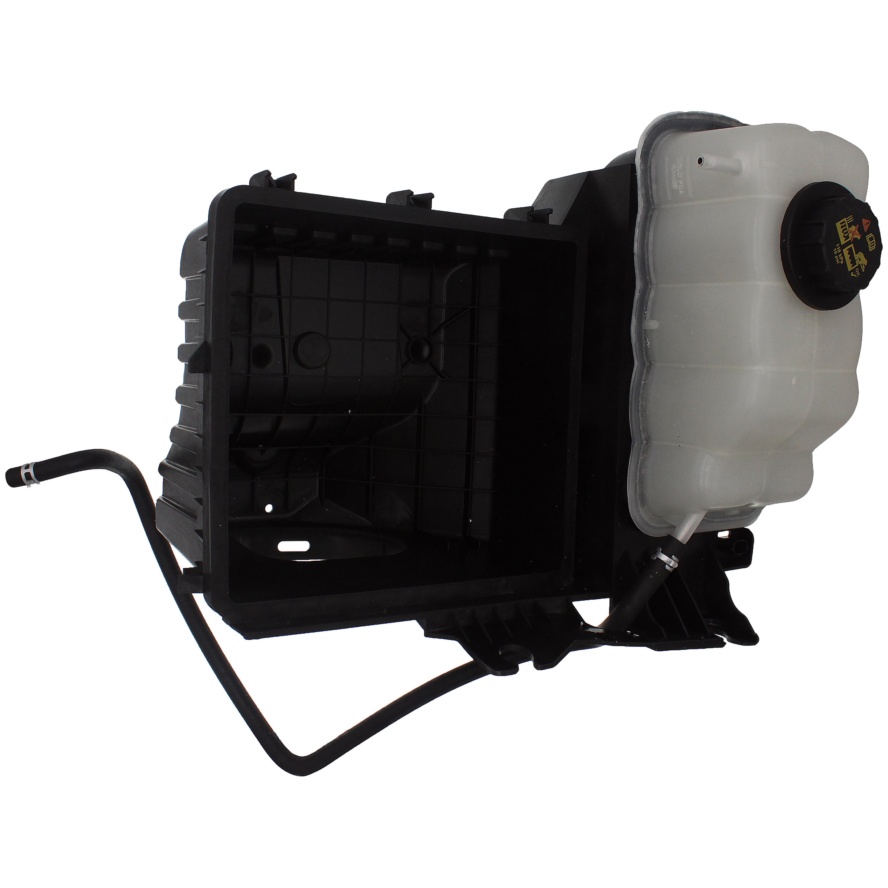 Dorman 603-275 Front Engine Coolant Reservoir for Specific Ford / Lincoln Models, Black; Clear Fits select: 2011-2014 FORD F150, 2015-2017 FORD EXPEDITION