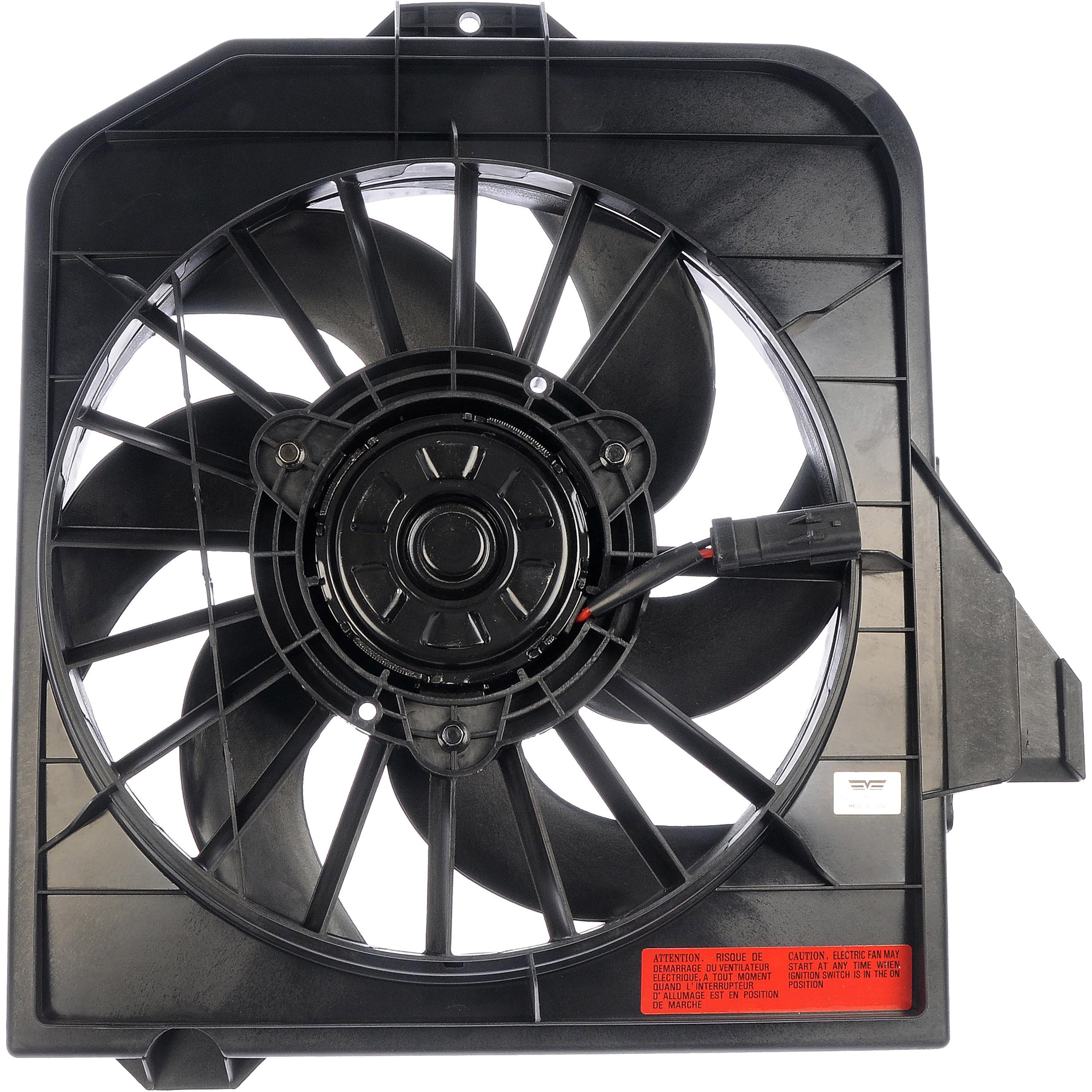 Dorman 620-017 Passenger Side Engine Cooling Fan Assembly for Specific Chrysler / Dodge Models