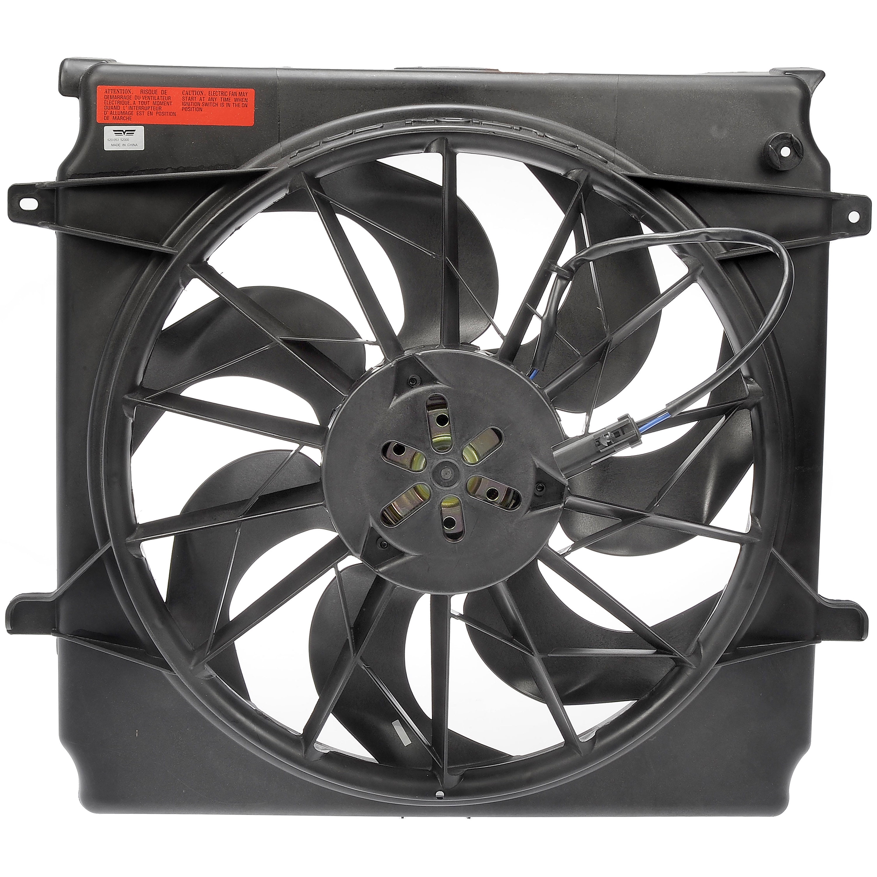 Dorman 620-053 Engine Cooling Fan Assembly for Specific Jeep Models Fits select: 2007 JEEP LIBERTY