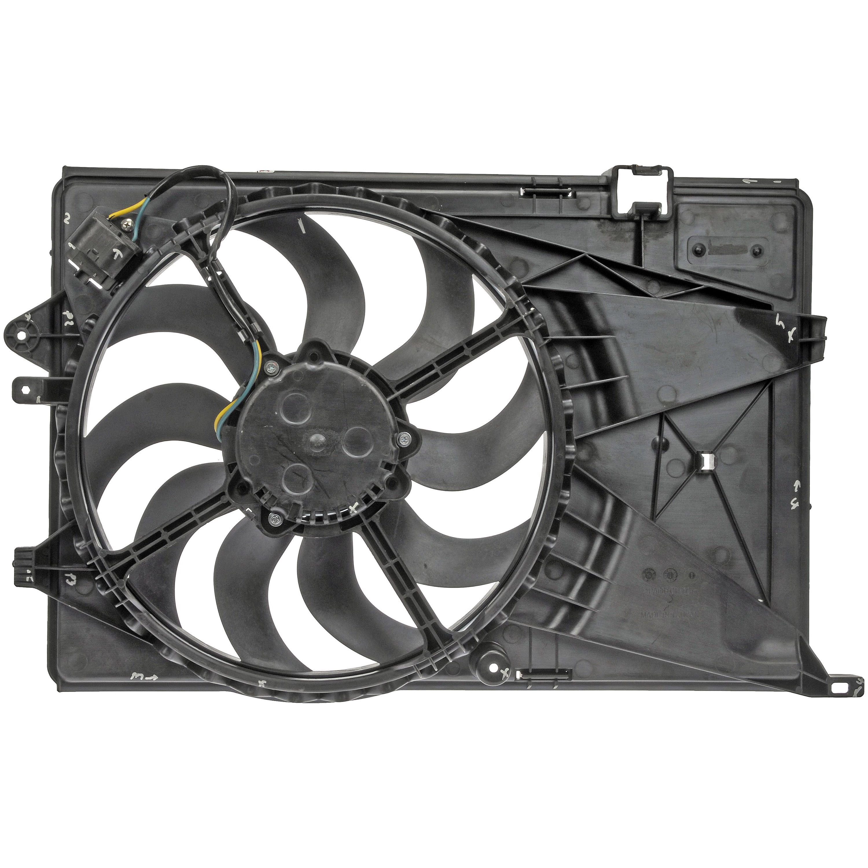 Dorman 620-586 Engine Cooling Fan Assembly for Specific Chevrolet Models Fits select: 2012-2019 CHEVROLET SONIC