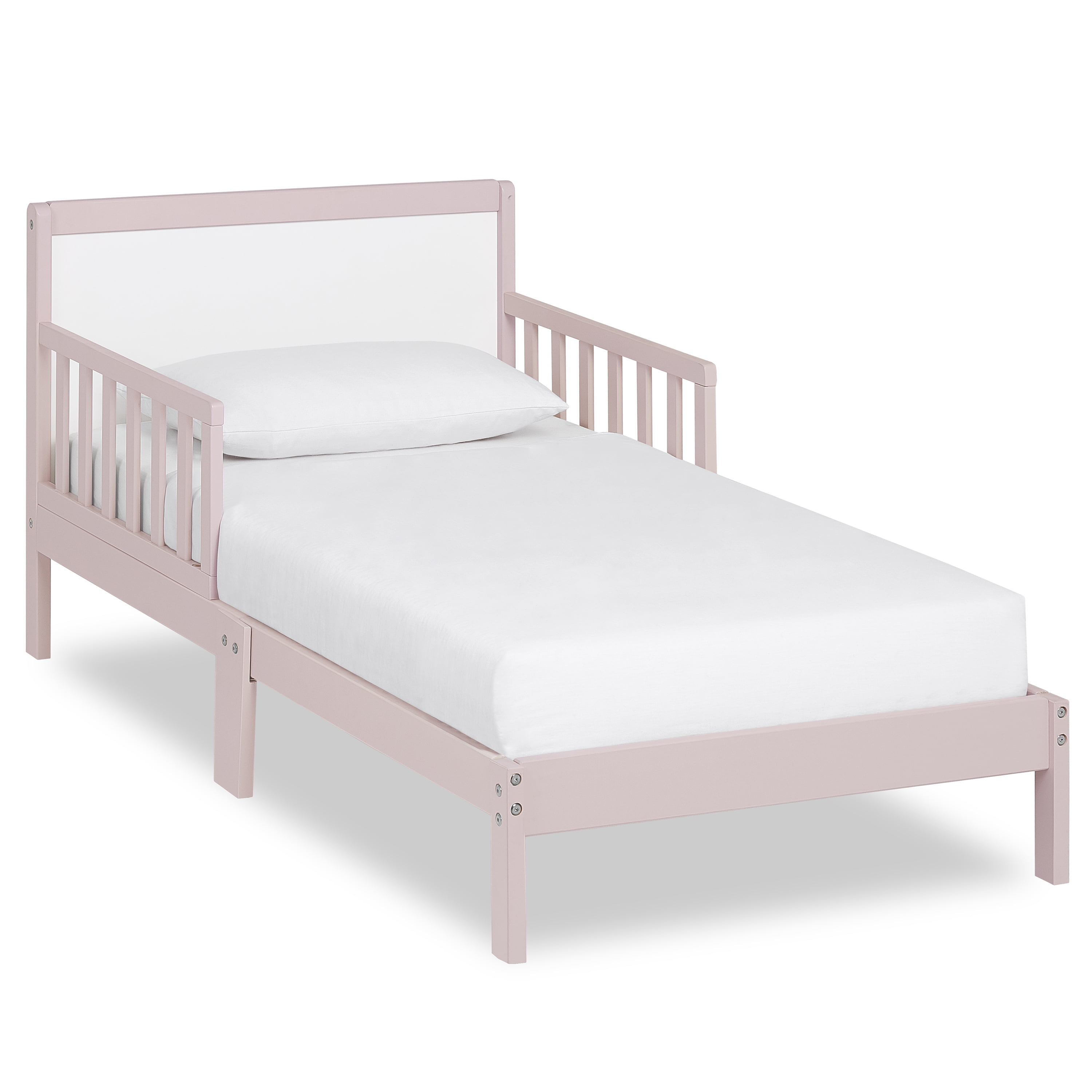 Dream On Me Brookside Toddler Bed, Blush Pink