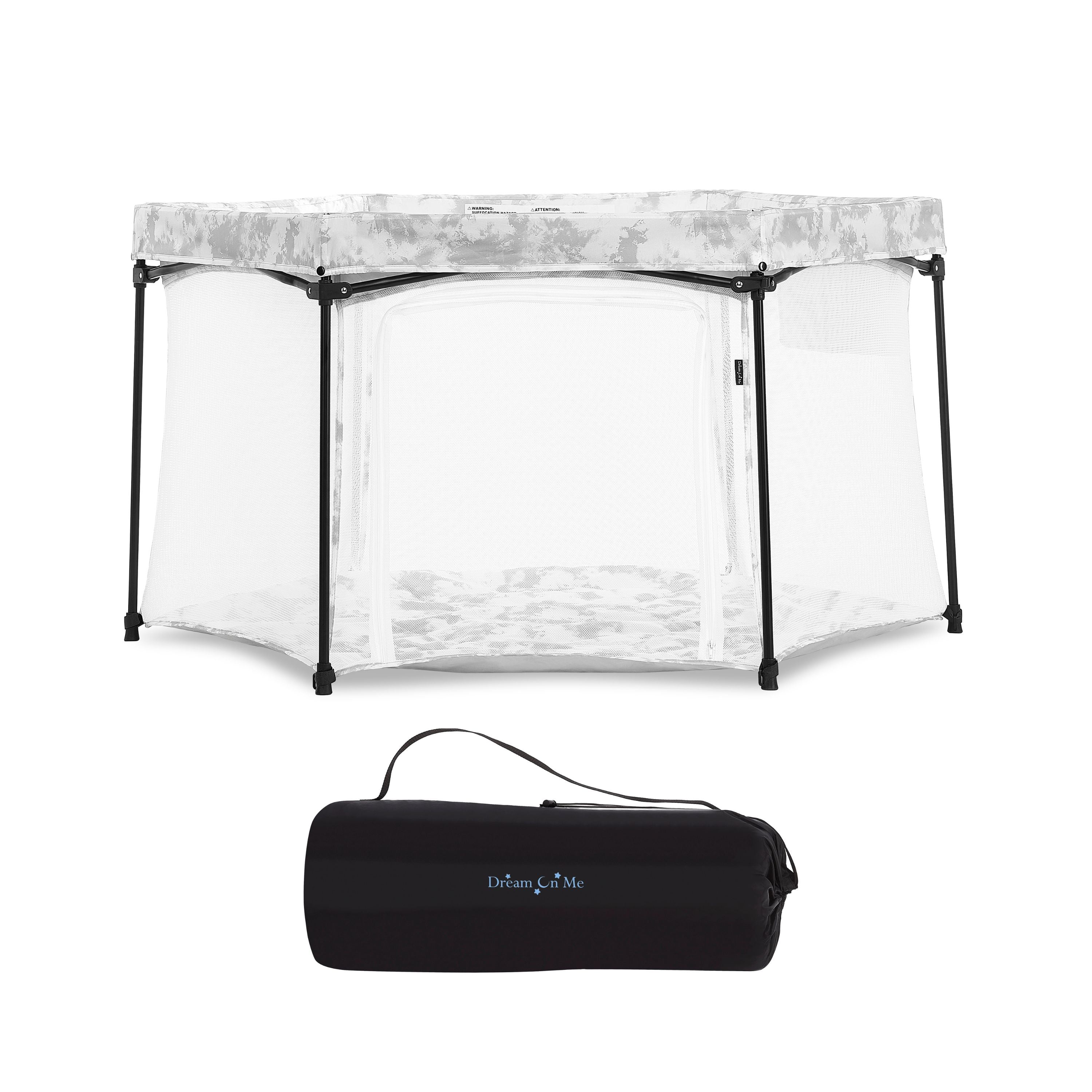 Dream On Me Onyx Playpen, Storm Grey
