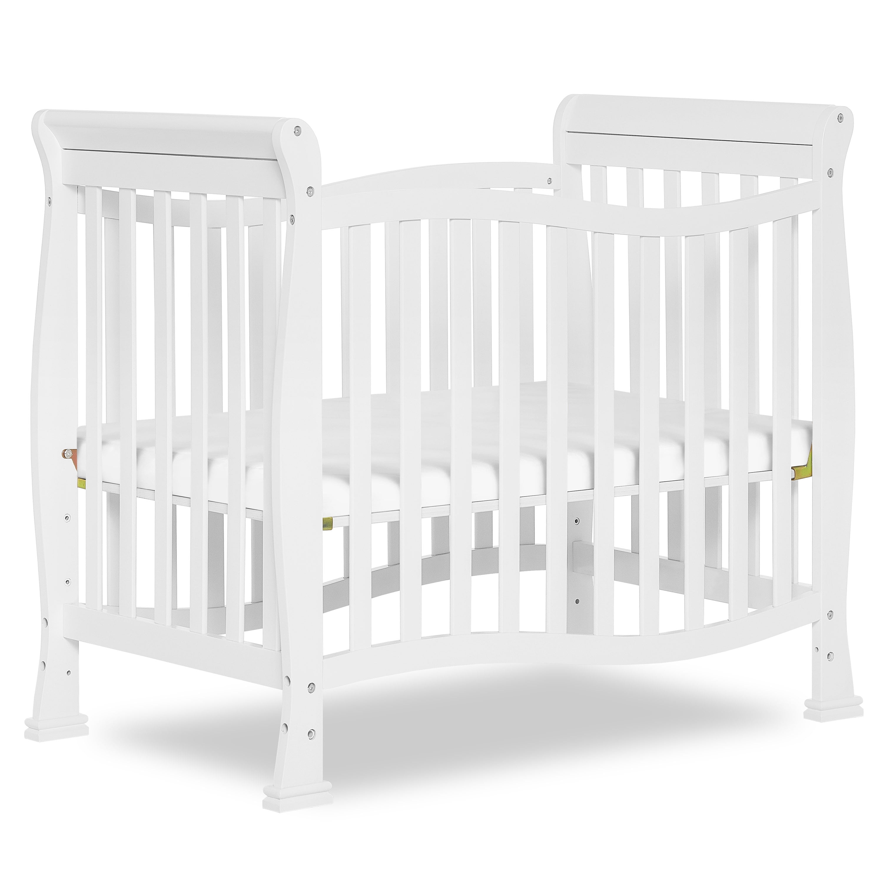 Piper 4 in 1 Convertible Mini Crib-Finish:White