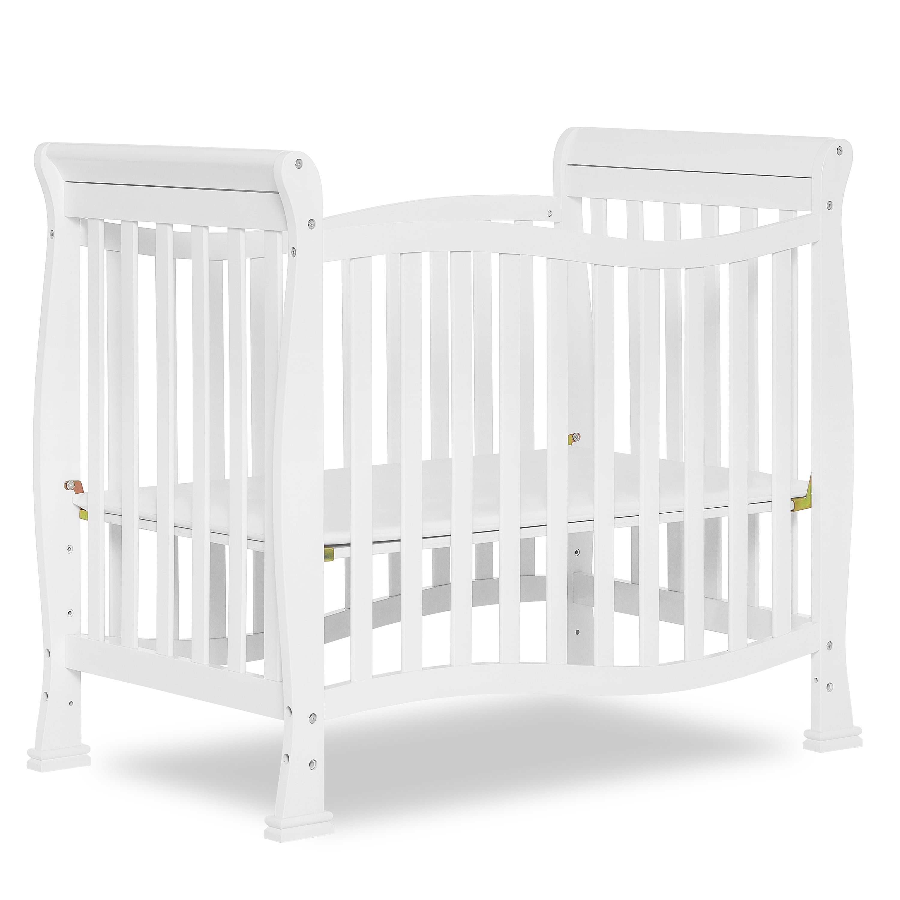 Dream On Me Piper 4-in-1 Convertible Mini Crib, White