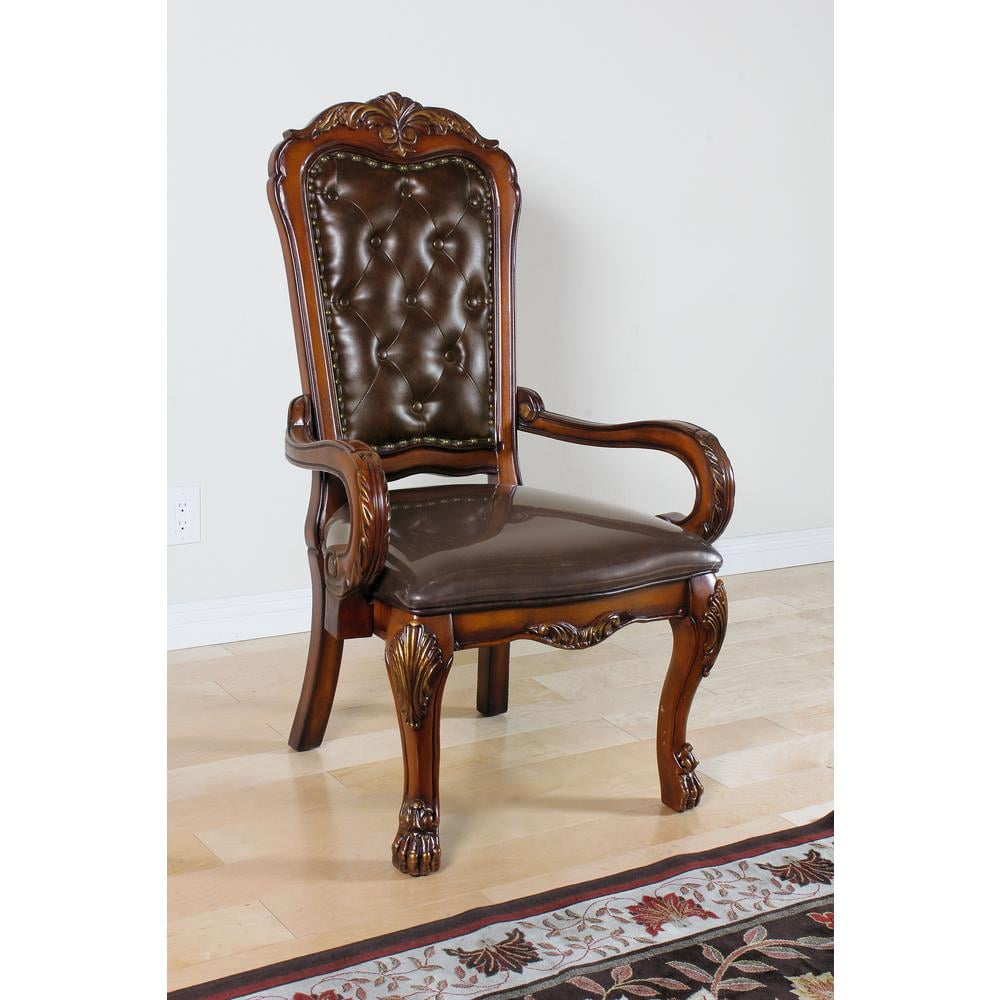 Dresden Executive Chair Cherry Oak - Saltoro Sherpi