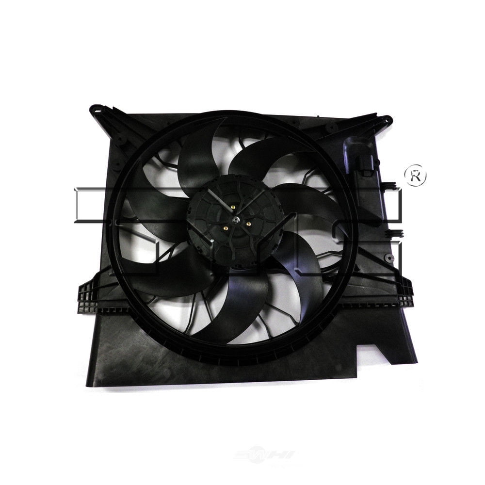 Dual Radiator and Condenser Fan Assembly Fits 2010 Volvo XC90