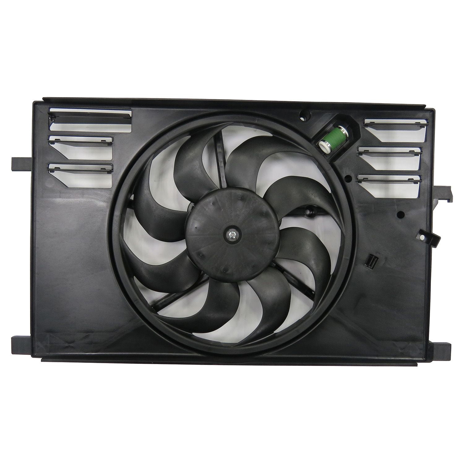 Dual Radiator and Condenser Fan Assembly Fits select: 2015-2018 JEEP RENEGADE, 2016-2018 FIAT 500X