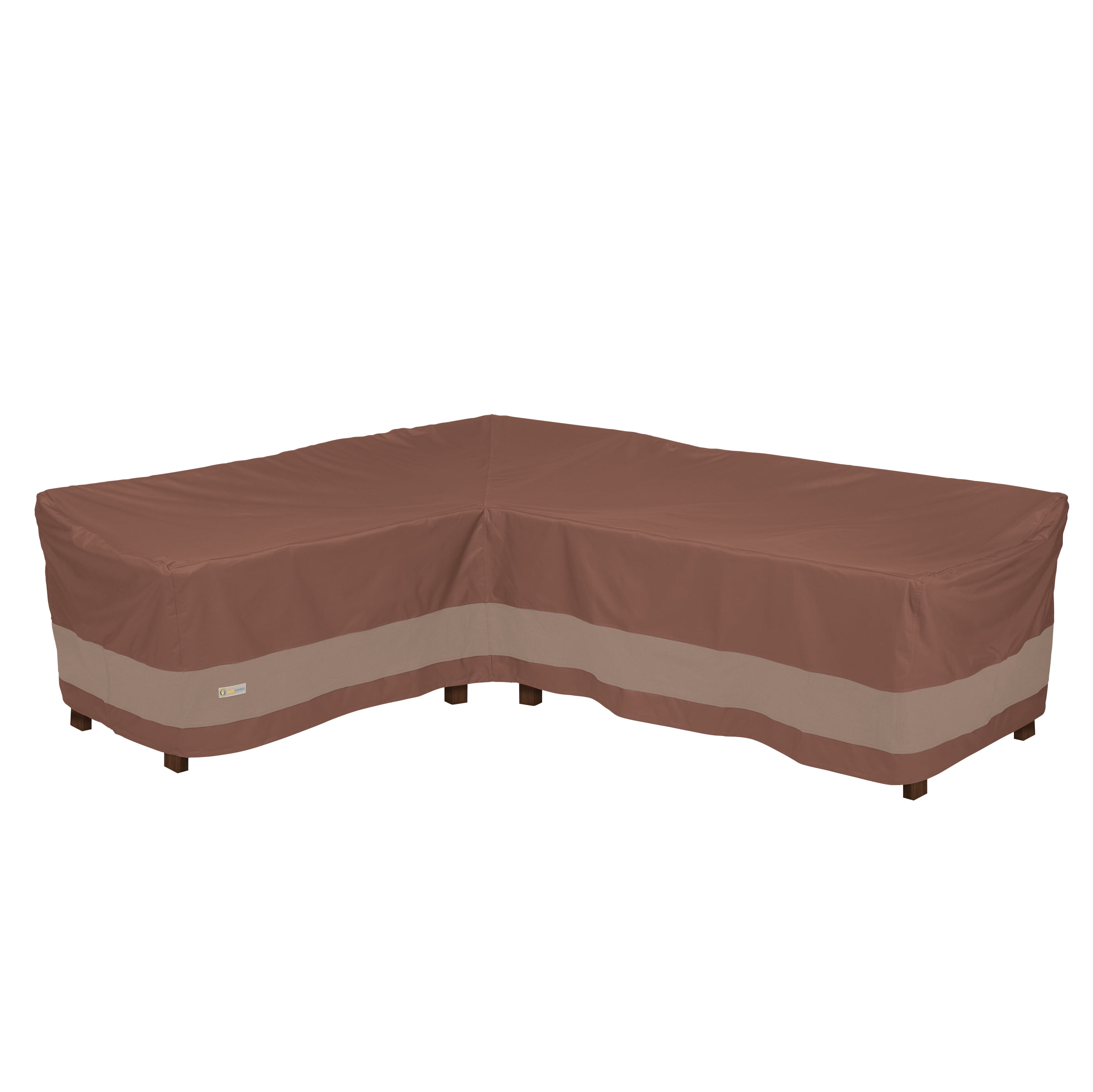 Duck Covers Ultimate Waterproof 104 Inch Patio Left-Facing Sectional Lounge Set Cover