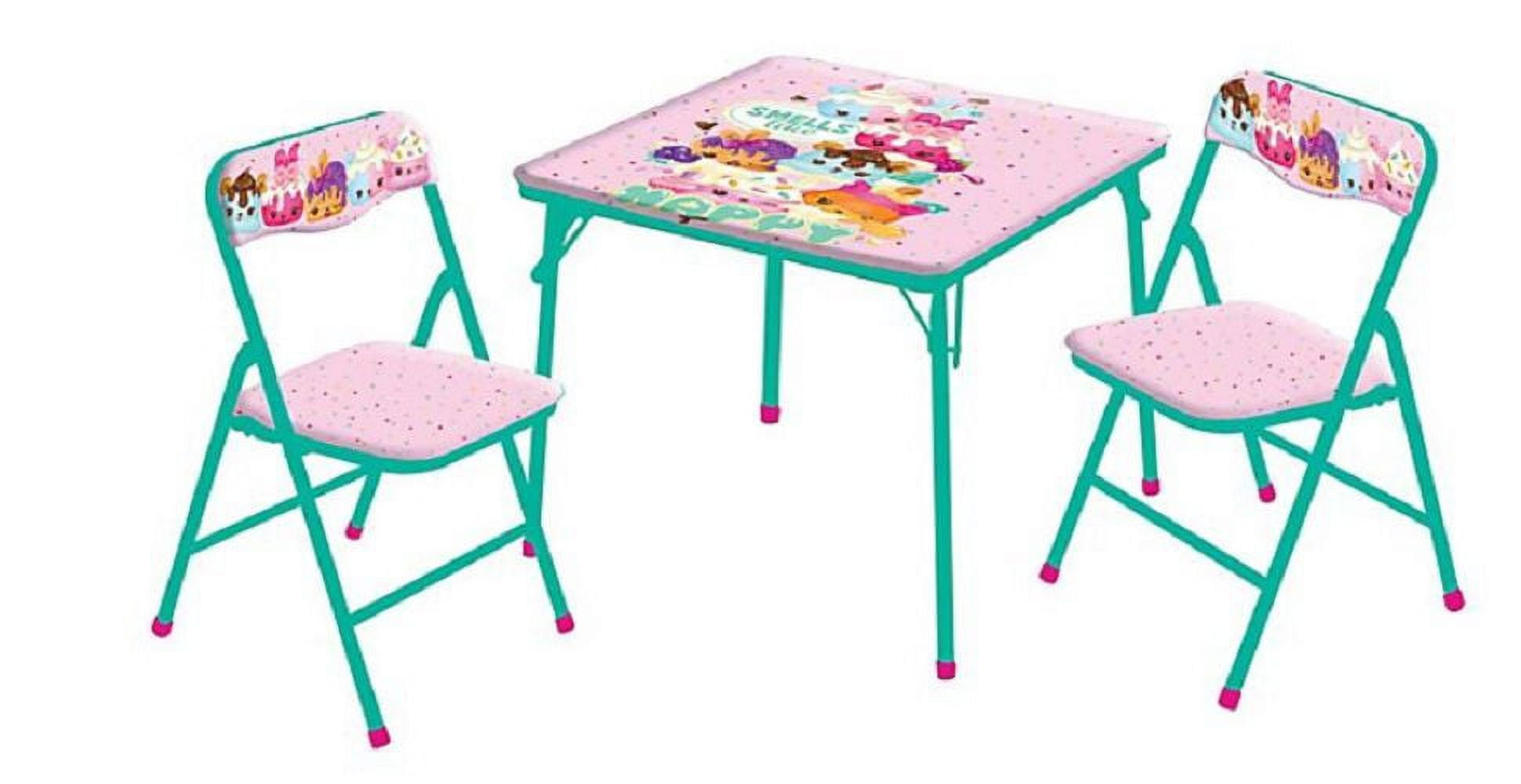 Durable Table and Chair Set, PVC, 3 Piece