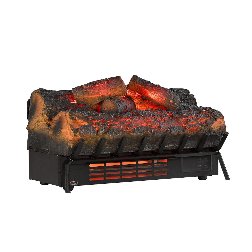 Duraflame DFI056 Infrared Quartz Electric Log Set Heater with 3D Flame® Effect and Remote Control, Rustic Pine