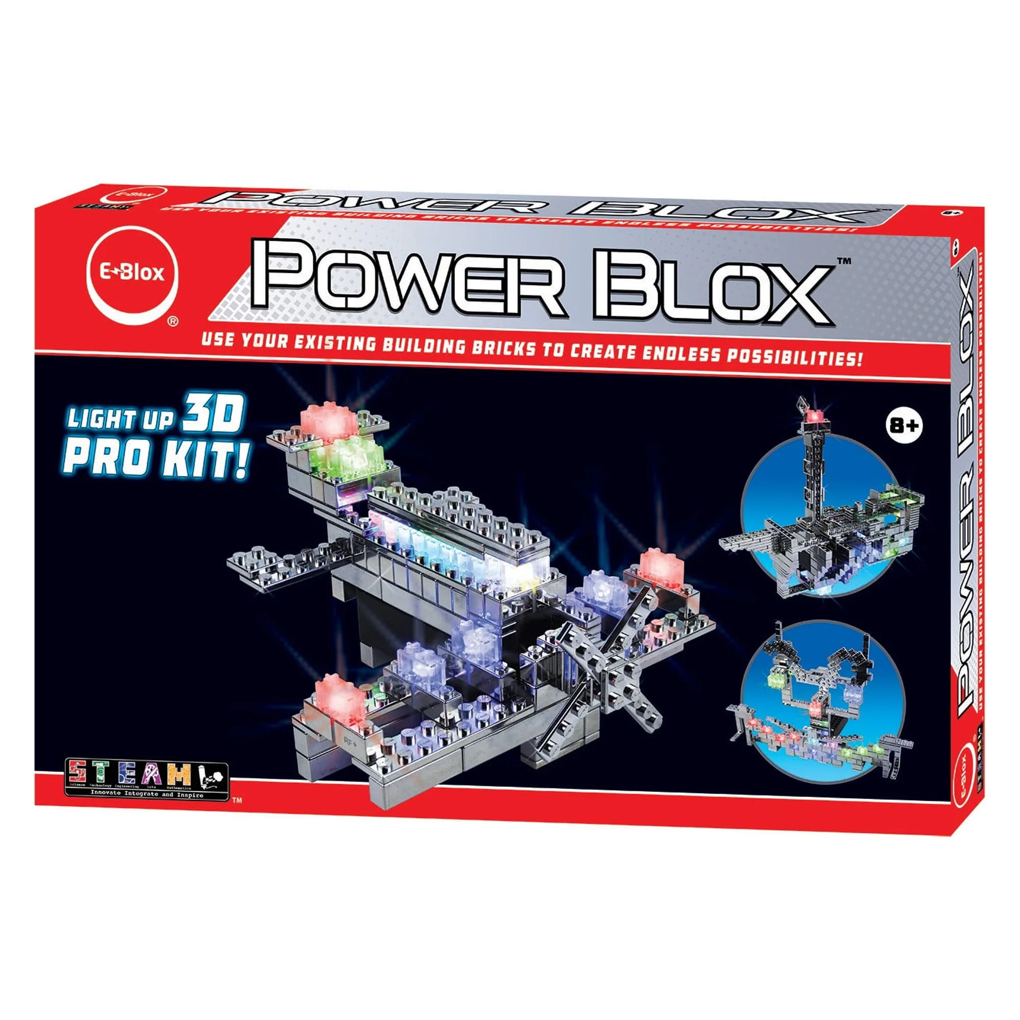 E-Blox - Power Blox Pro Set - Electronic Building Kit