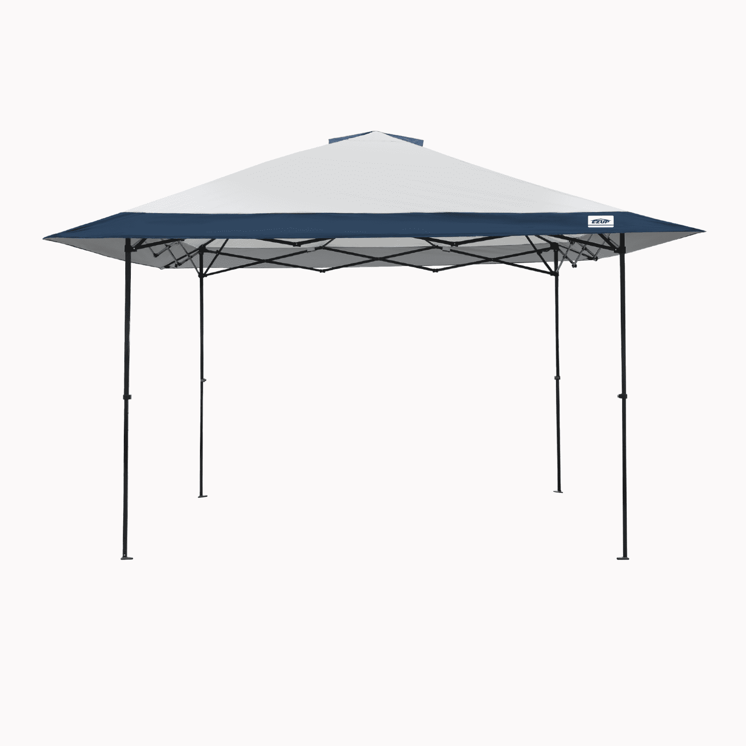 E-Z UP 13x13 ONE-UP Instant Canopy Tent – Pop Up Outdoor Shade Tent with Vented Top, Adjustable Height & Roller Bag