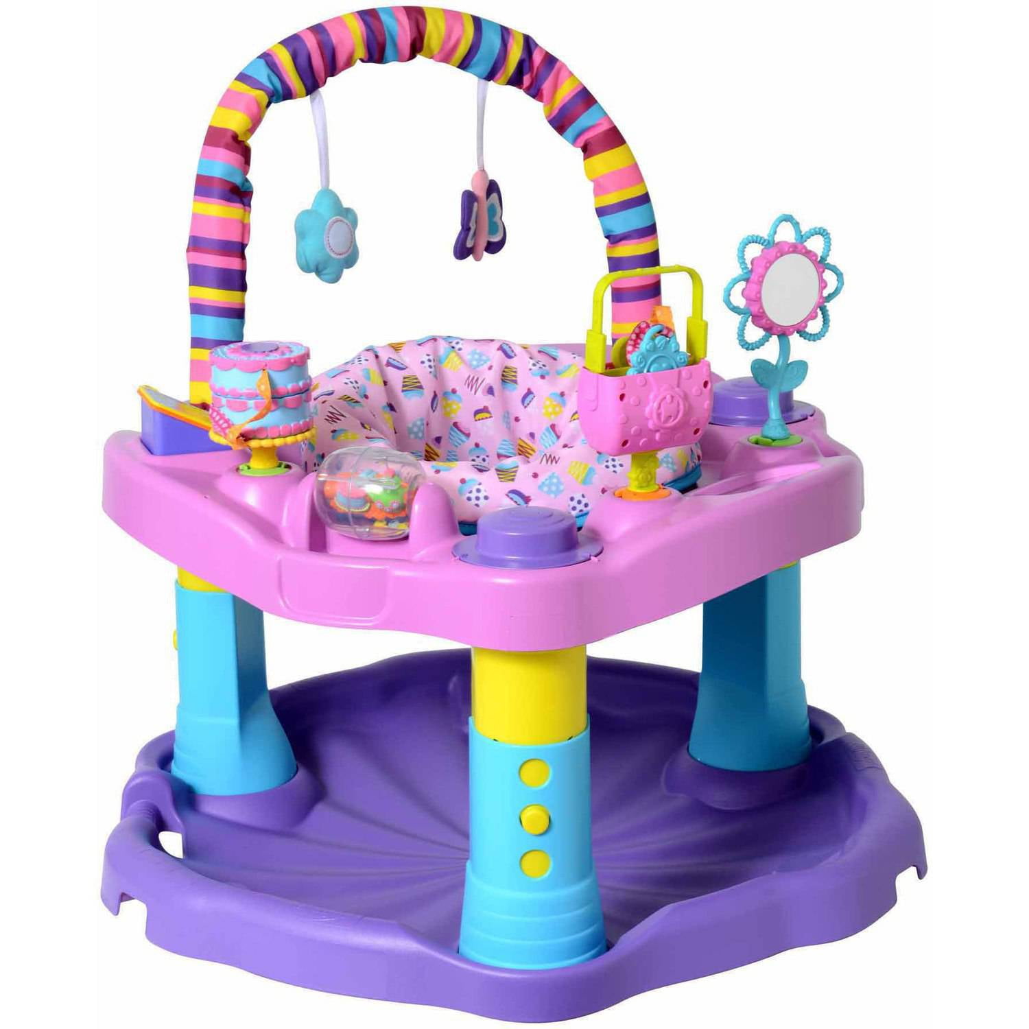 Evenflo Exersaucer Bounce and Learn Sweet Tea Party Activity Saucer