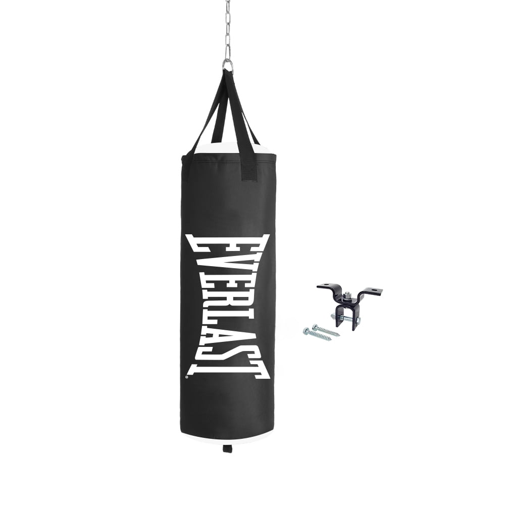 Everlast 70 Lb Nevatear Heavy Bag Kit with Gloves & Hanger – Boxing & MMA Training Set