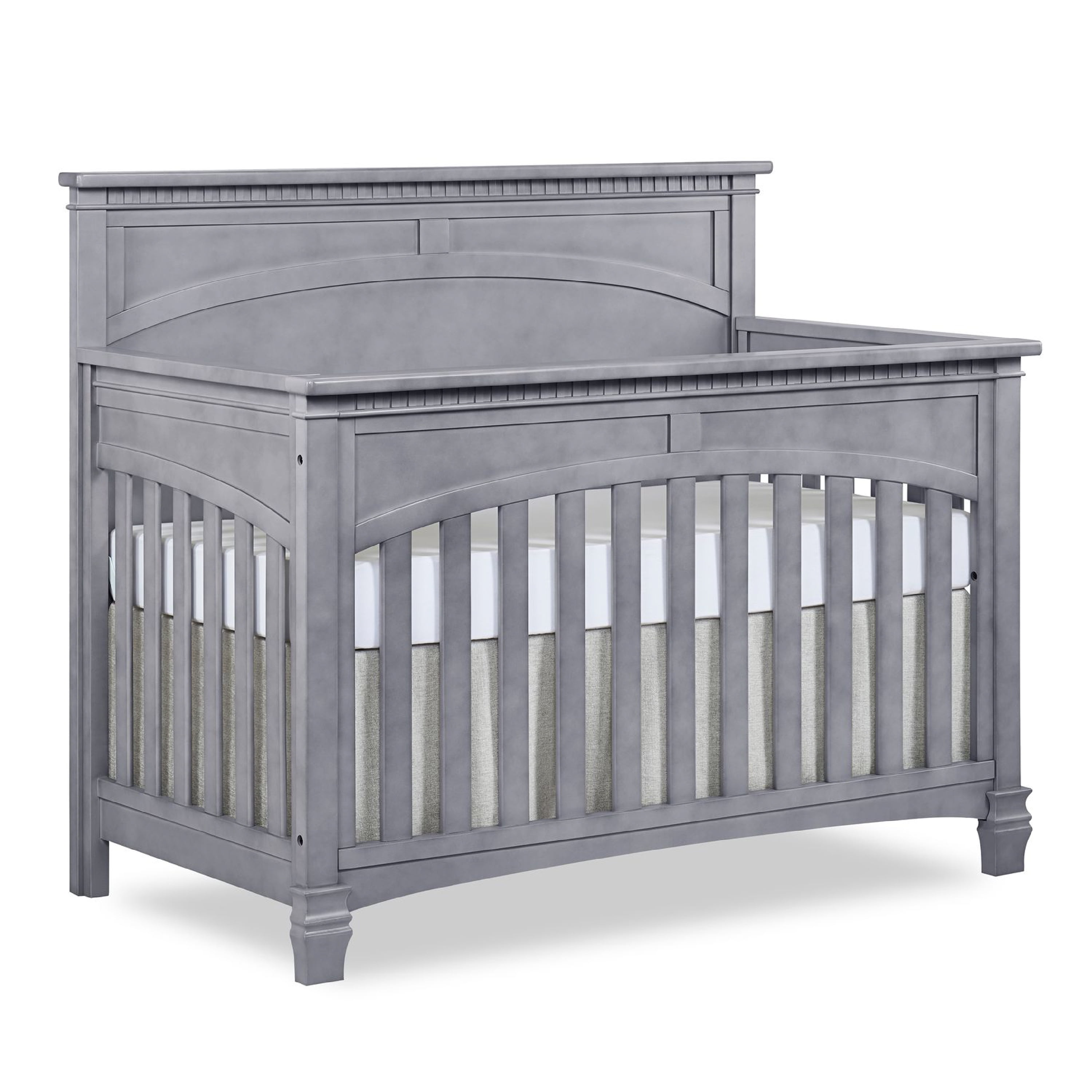 Evolur Santa Fe 5-in-1 Convertible Crib, Storm Grey