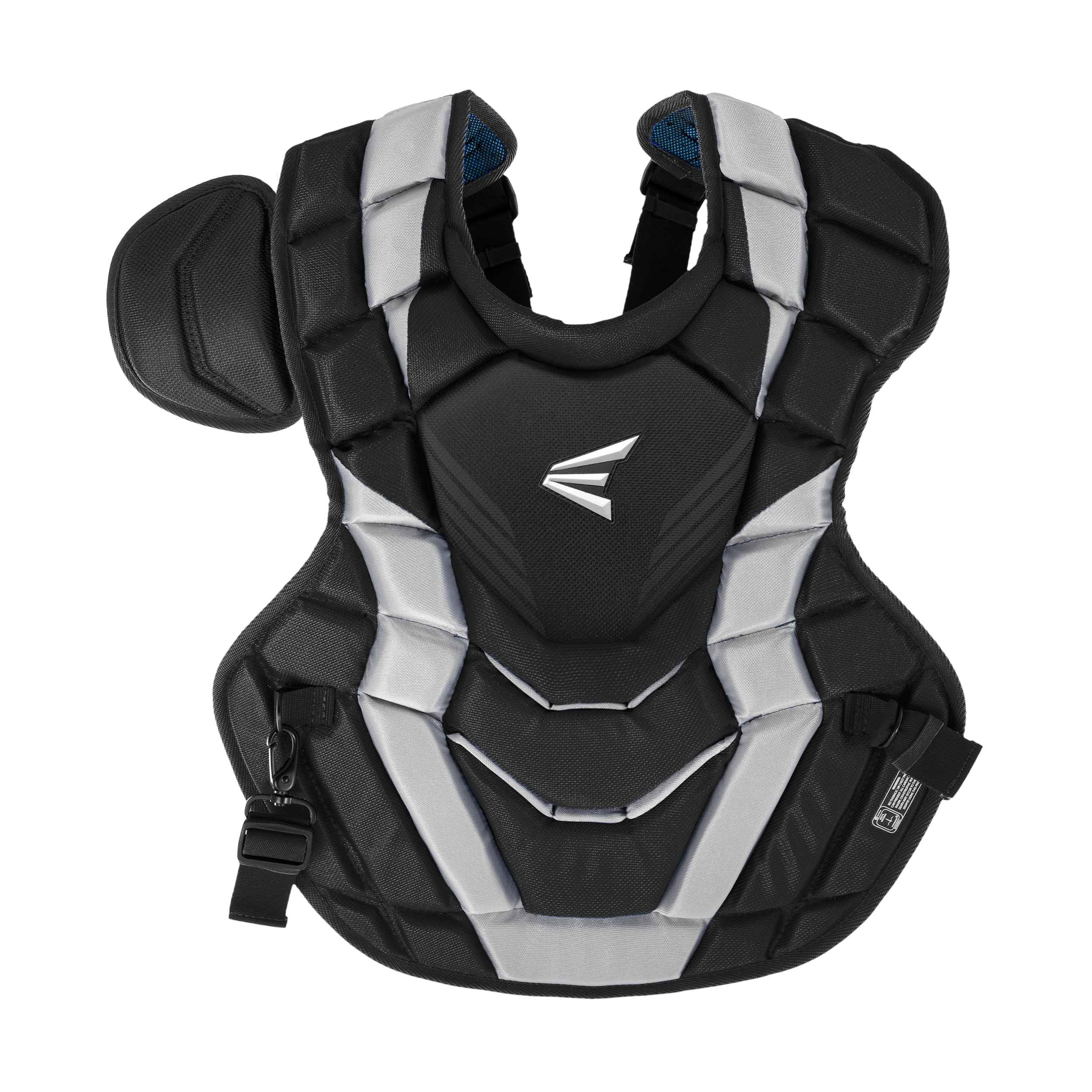 Easton Elite X Baseball Adult Chest Protector | Black/Silver | Adult