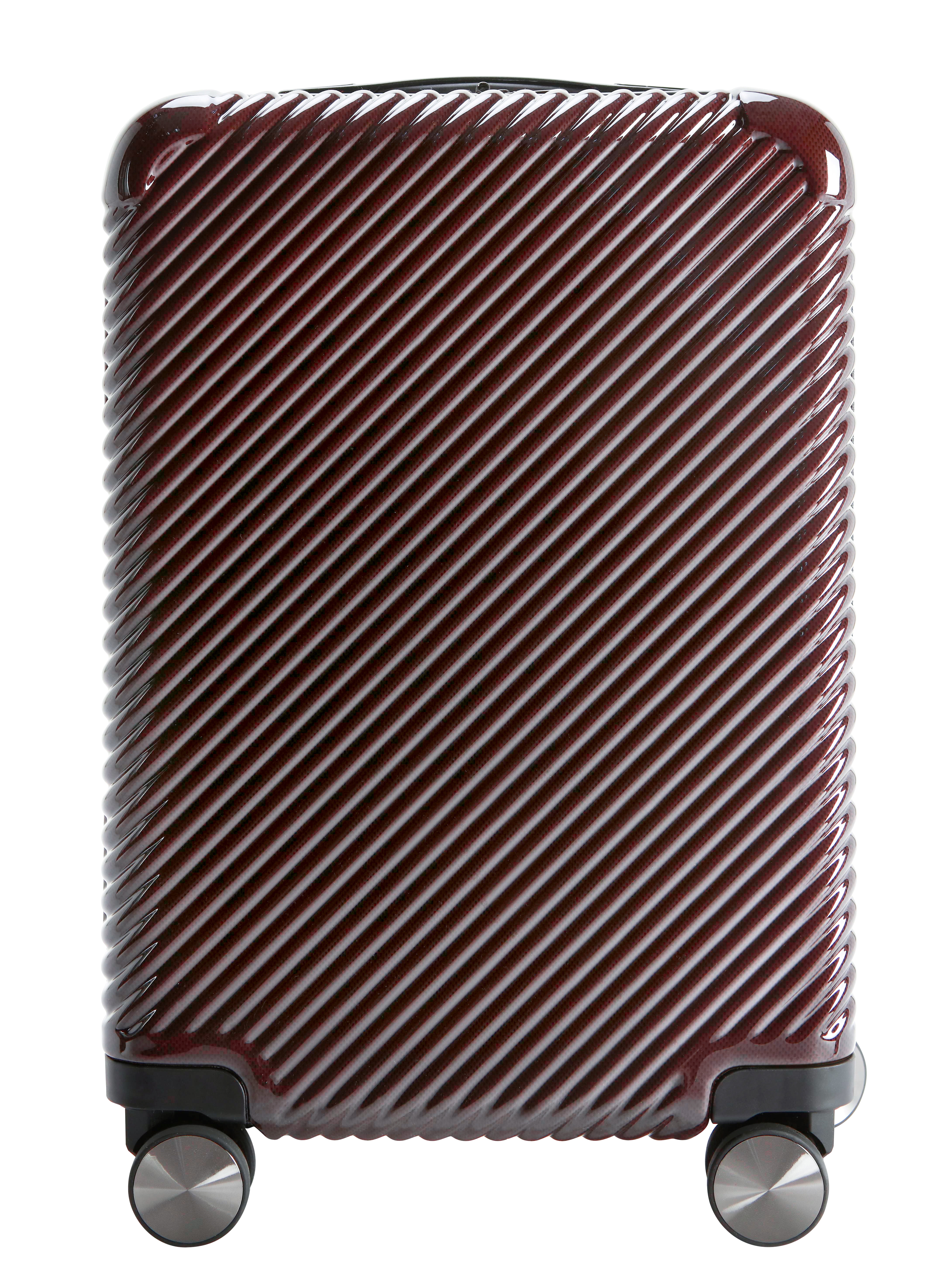 Ecotech Veer 20-inch Hardside Travel ABS Carry-on Luggage, Chocolate, All Ages