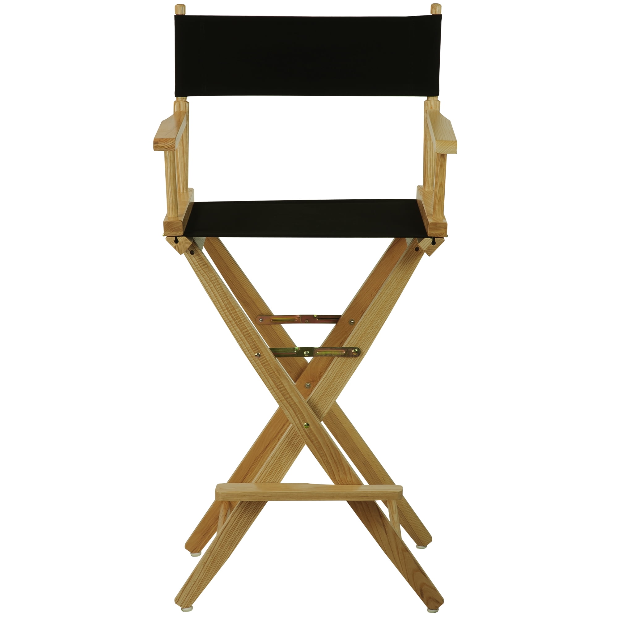 Extra-Wide Premium 30 in. Hardwoods Bar Height Directors Chair
