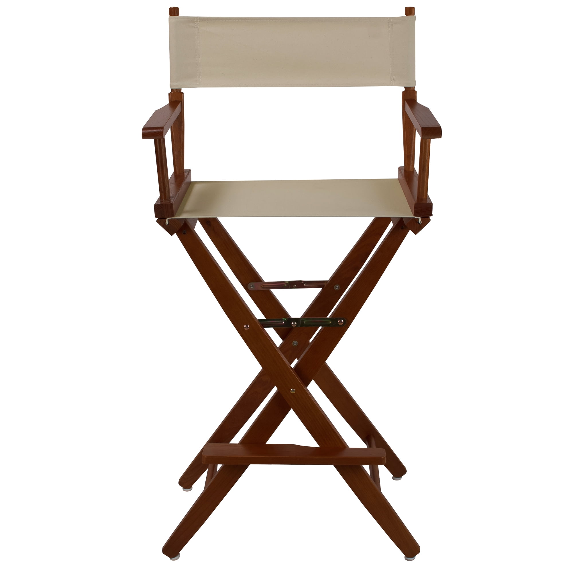 Extra-Wide Premium 30 in. Hardwoods Bar Height Directors Chair