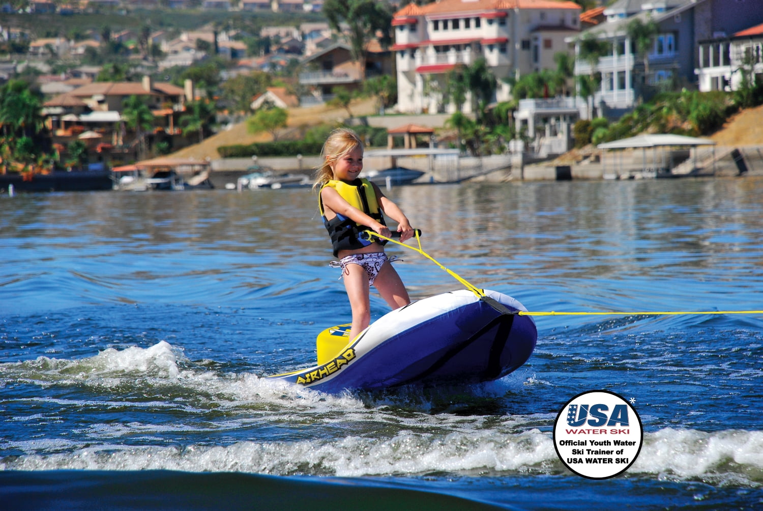 EZ Ski Trainer Inflatable Tube for Boating