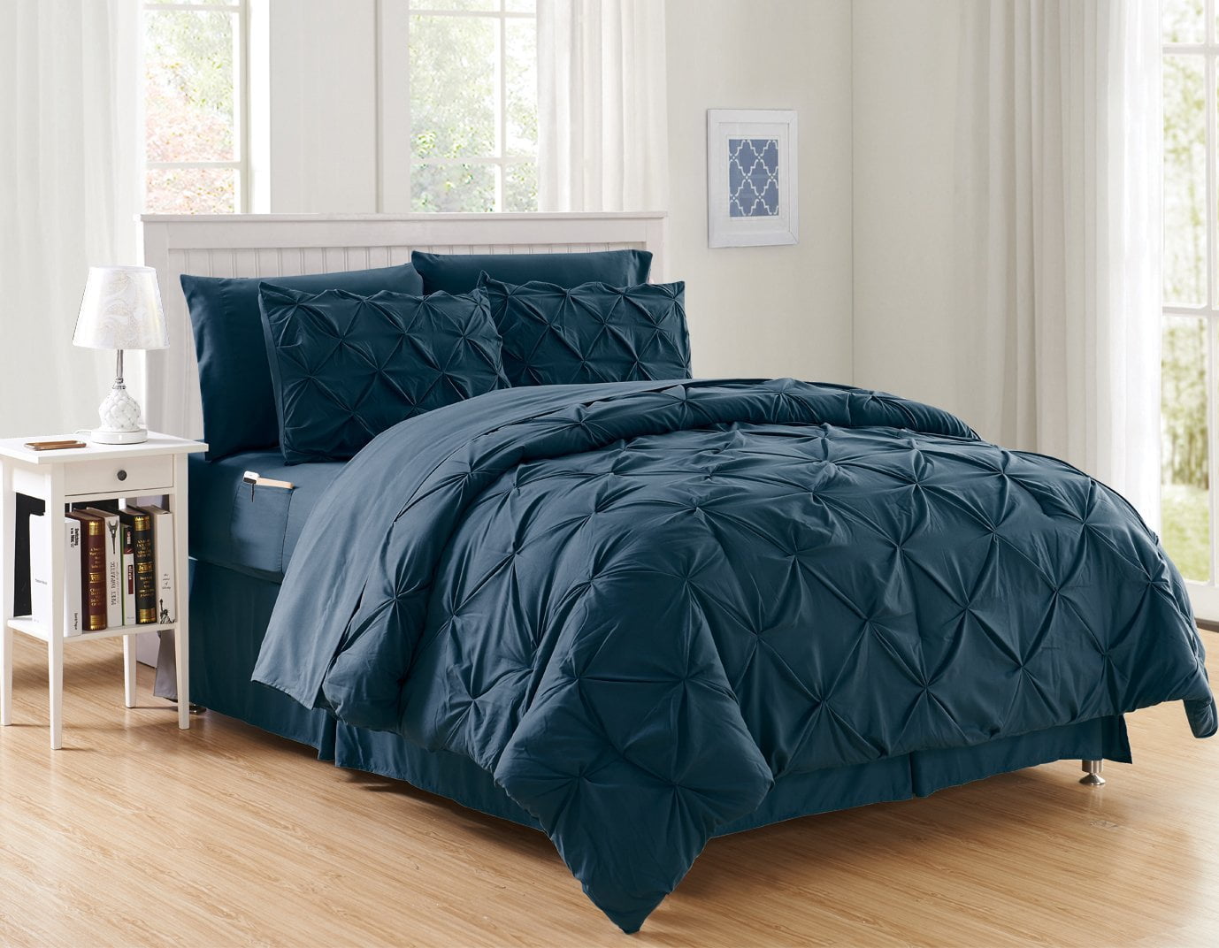 Elegant Comfort 8 Piece Comforter Sets, Full/Queen