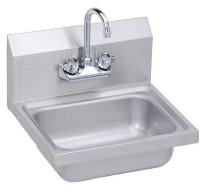Elkay SEHS-17X Elkay wall monted economy hand sink with deck mounted faucet