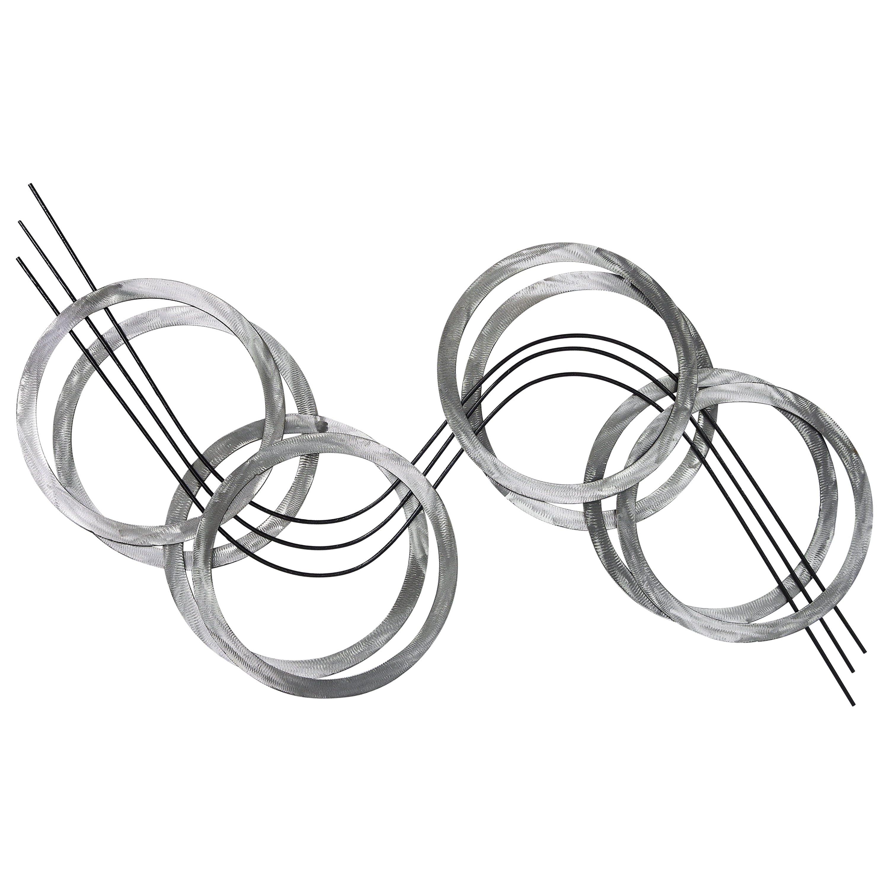 Empire Art Direct Flowing Hand Painted Abstract Etched Metal Wall Sculpture, 46.9" x 25.2" x 1.2", Ready to Hang