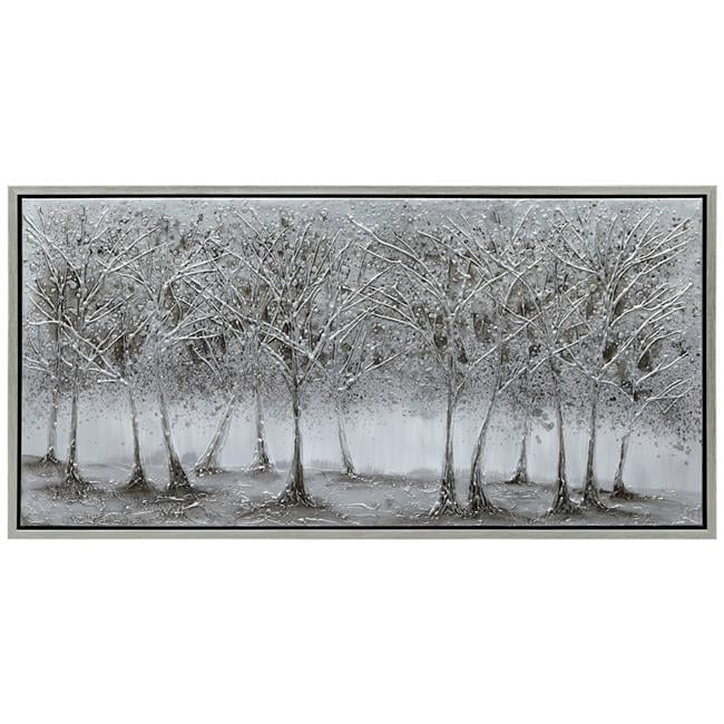 Empire Art Direct Solitary Field Textured Metallic Hand Painted Wall Art, 24" x 48" x 1.5", Ready to Hang