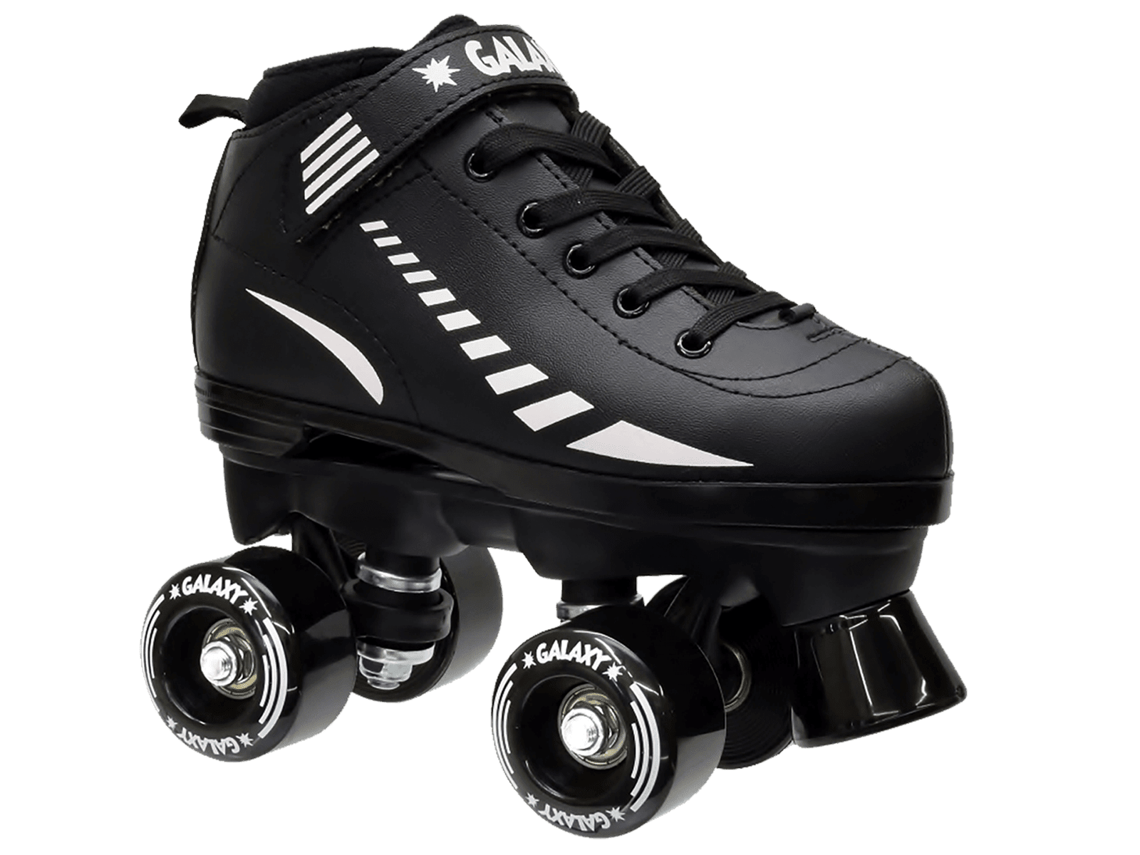 Epic Galaxy Elite Black Quad Roller Skates - Size 5