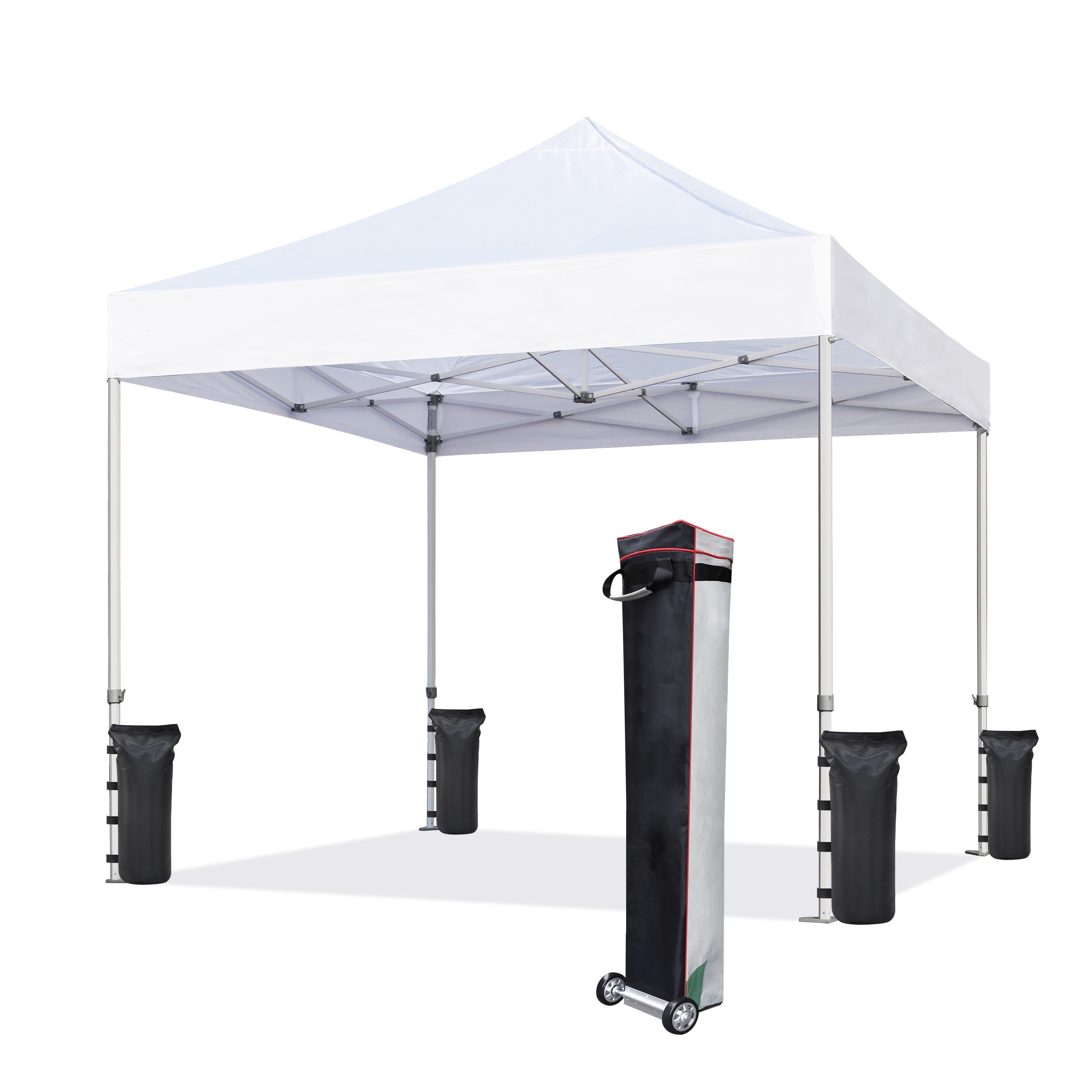 Eurmax Canopy 8x8 Pop-up and Instant Outdoor Canopy,White