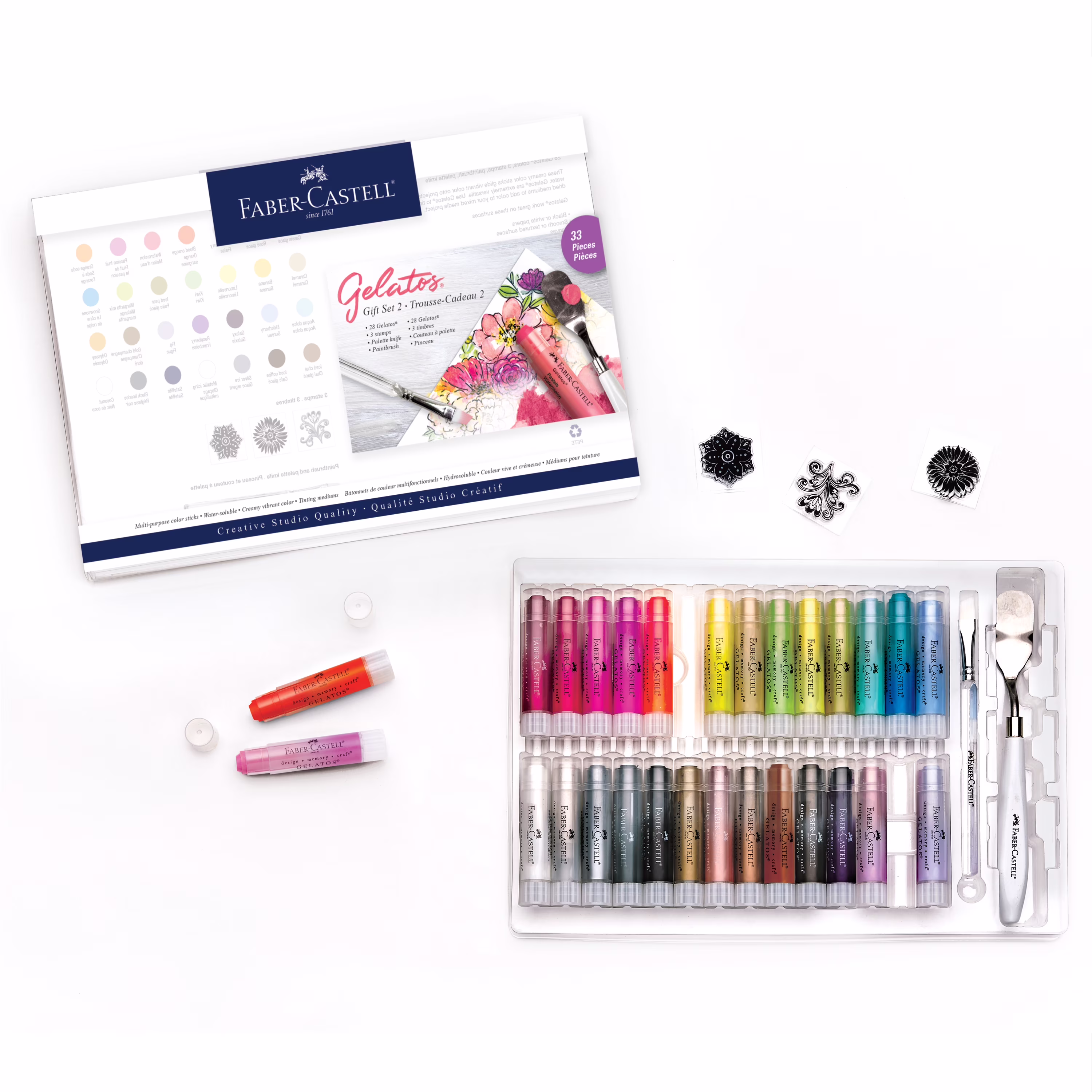 Faber-Castell Gelatos® Colors Gift Set - Dolce 2, Art Set for All Skill Levels