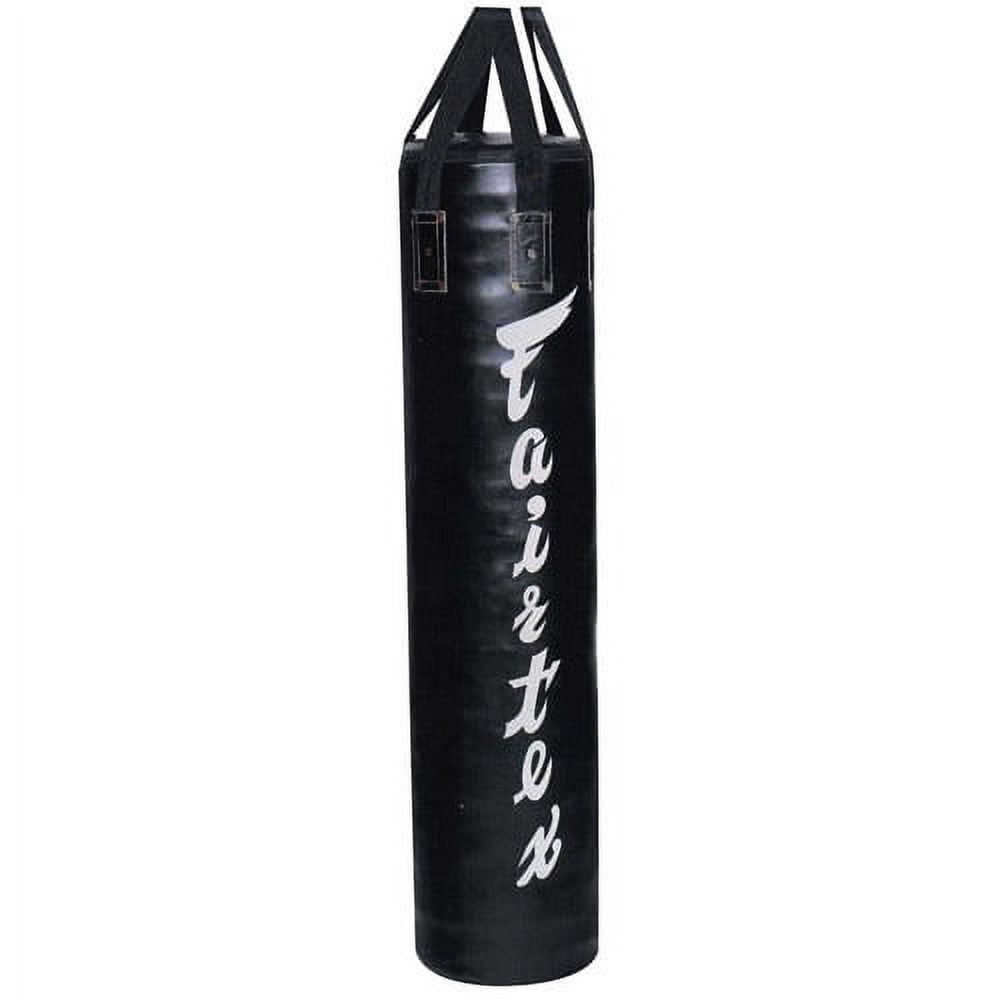 Fairtex Unfilled Muay Thai Heavy Punching Bag, Black