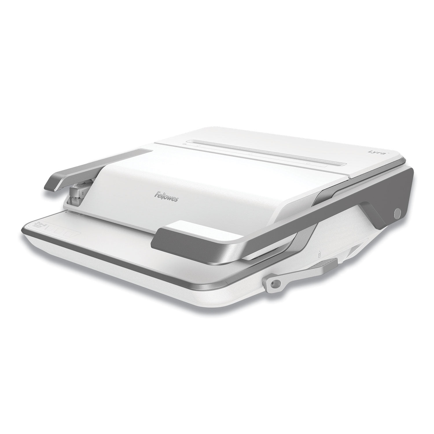 Fellowes Lyra 3-in-1 20 Sheets Punched Comb Binding Machine with Document, White/Gray