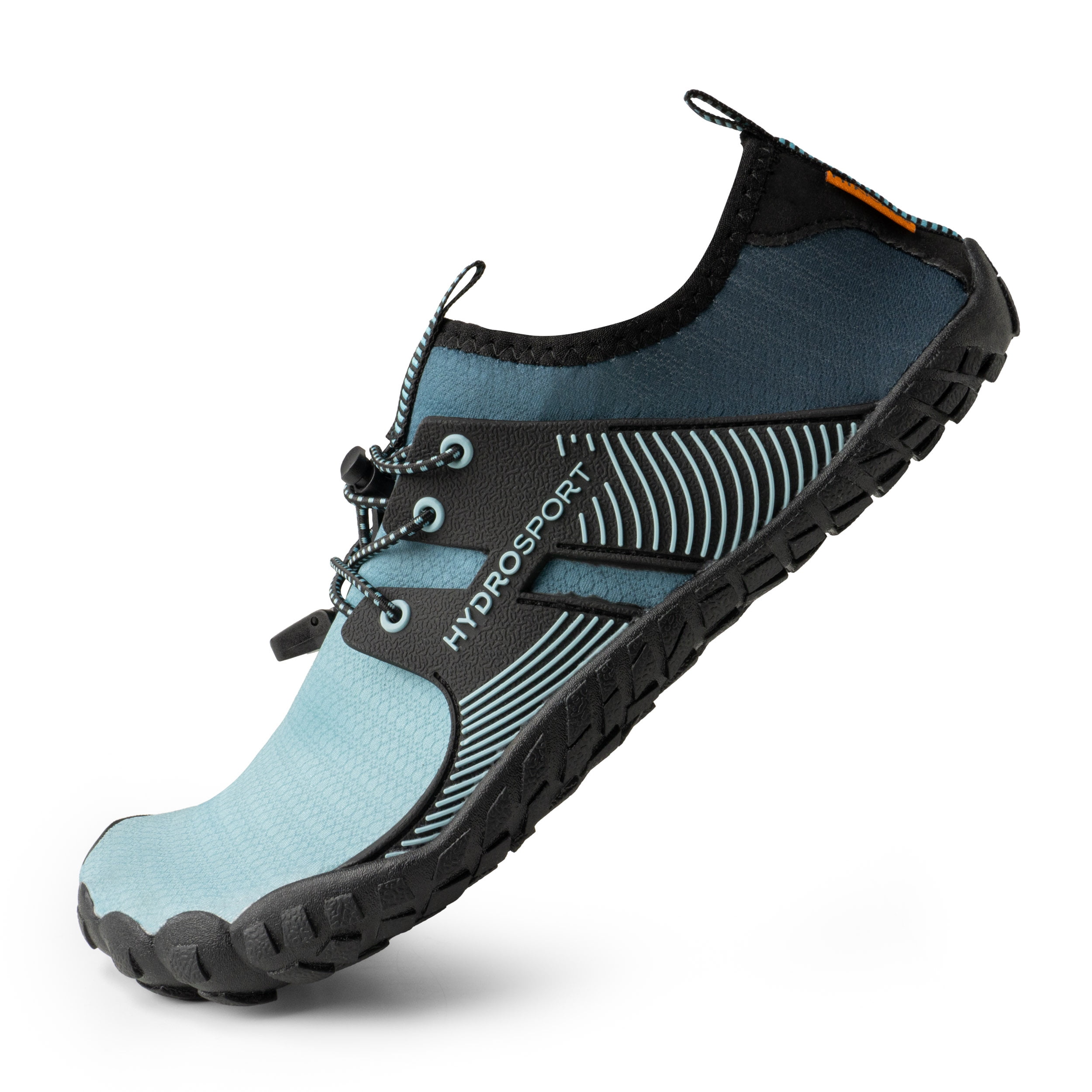 FITKICKS HydroSport Land-to-Water Footwear Barefoot Shoes, Teal (Unisex)